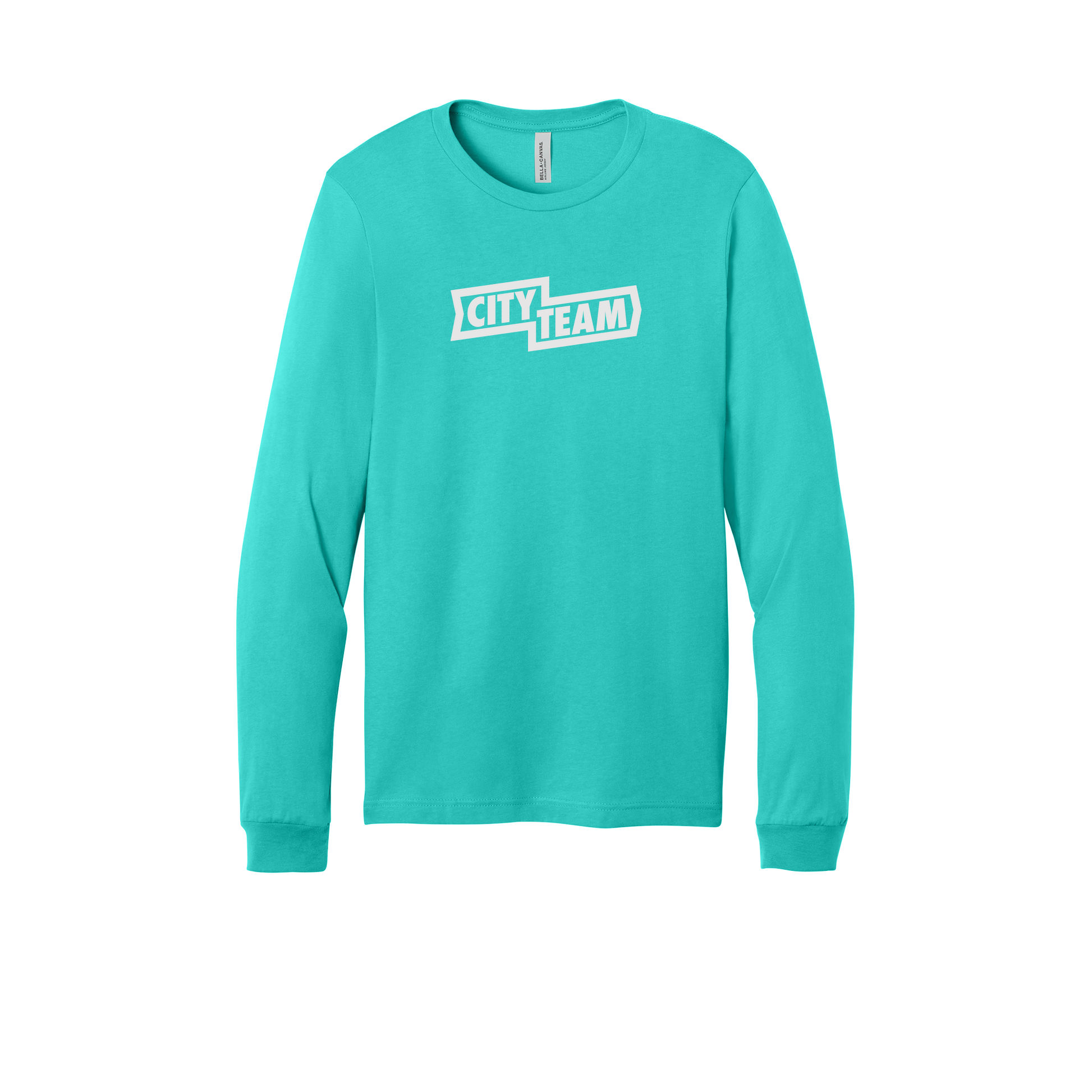 cityteam-all-season-long-sleeve-tee-dtf-front-3501-teal-flat-front
