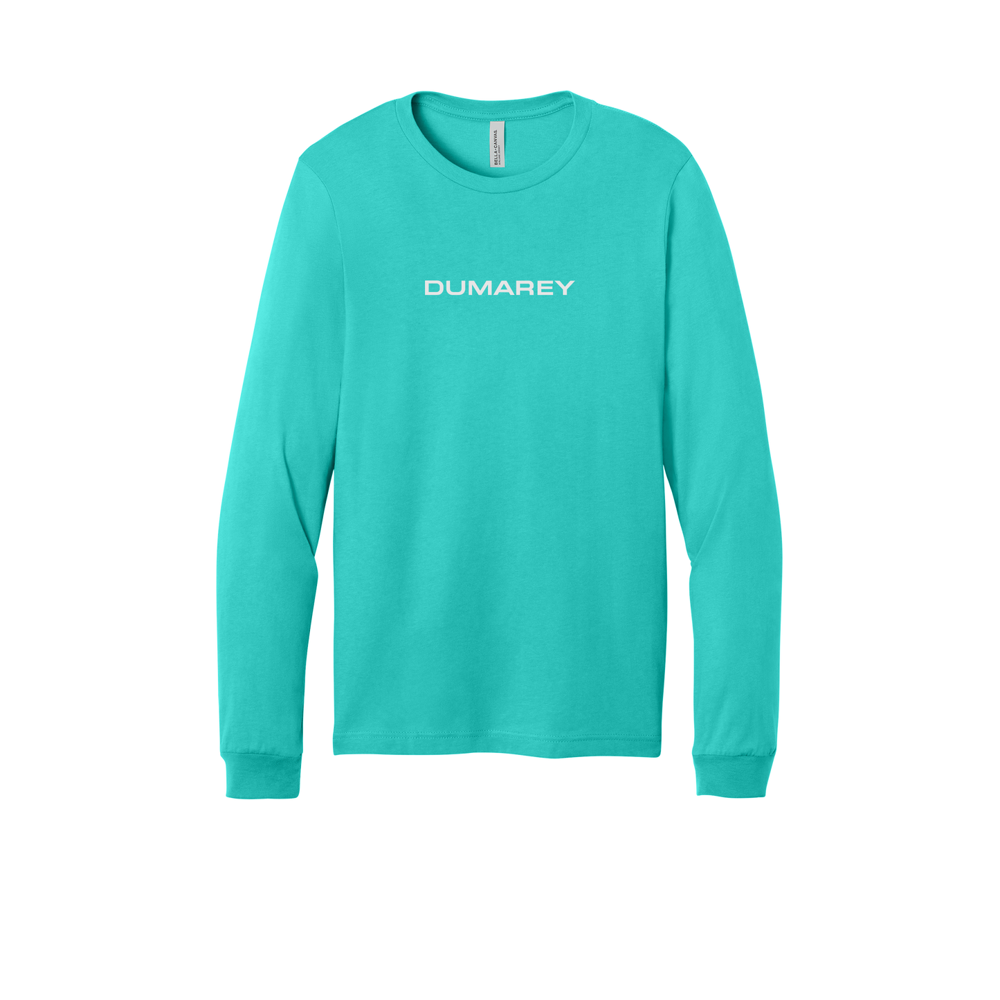 dumarey-all-season-long-sleeve-tee-dtf-front-3501-teal-flat-front