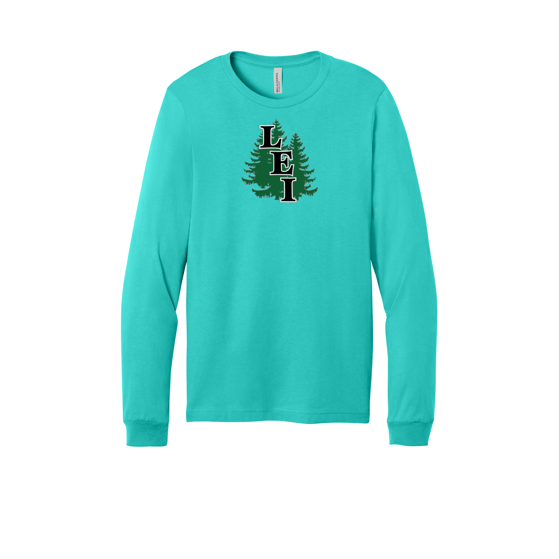 leisite-all-season-long-sleeve-tee-dtf-front-3501-teal-flat-front