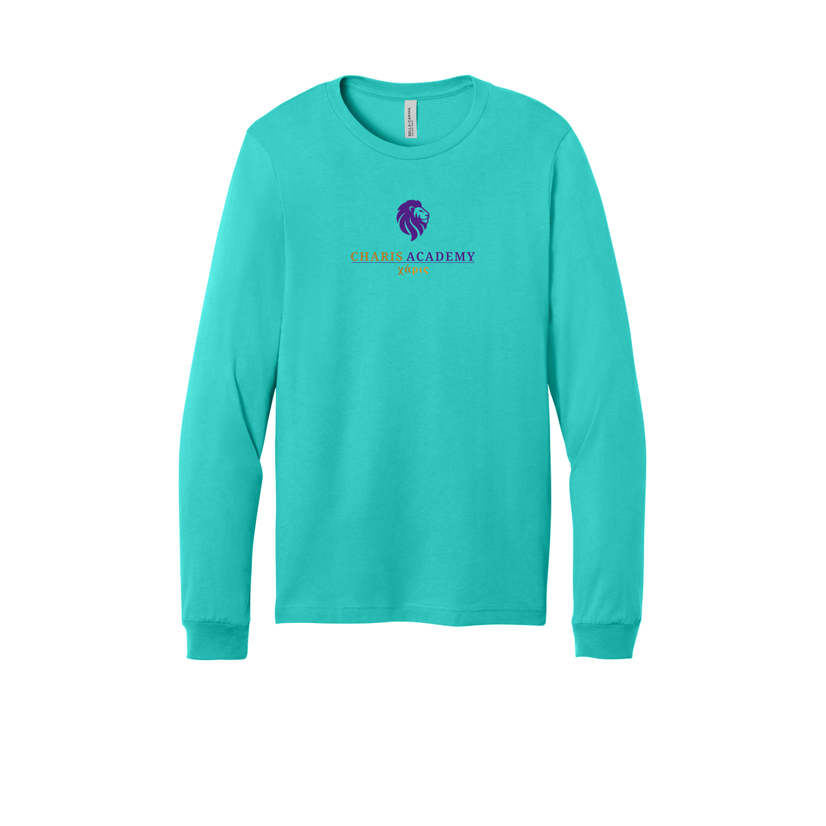 cahazleton-all-season-long-sleeve-tee-dtf-front-3501-teal-flat-front