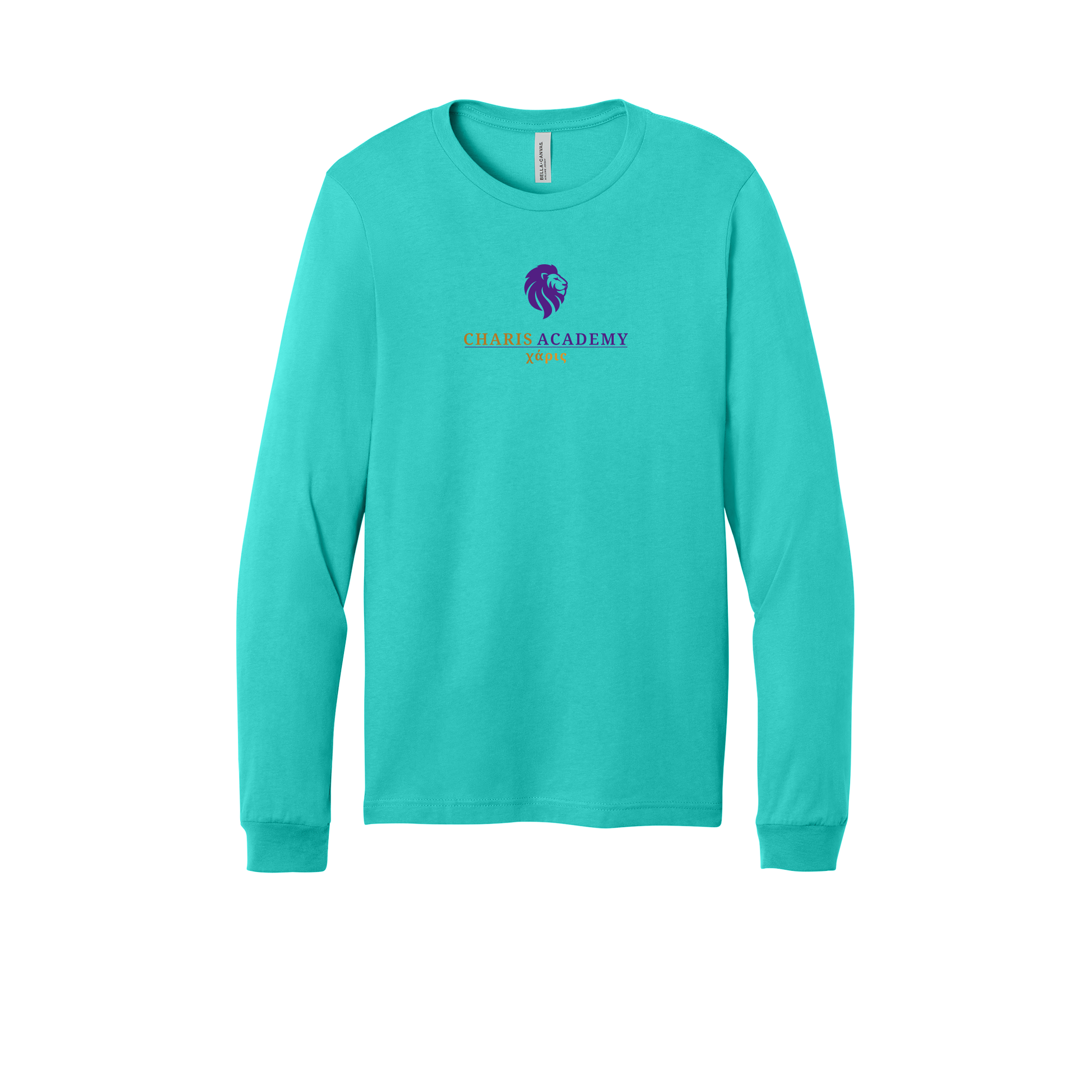 cahazleton-all-season-long-sleeve-tee-dtf-front-3501-teal-flat-front