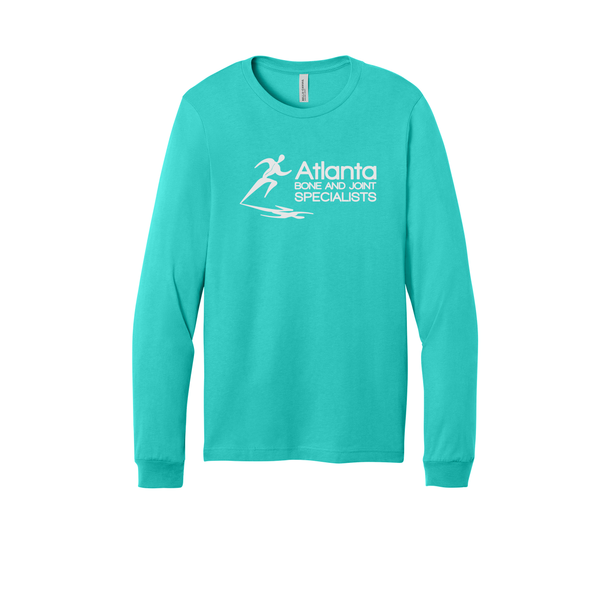 atlantaboneandjoint-all-season-medical-long-sleeve-tee-dtf-front-3501-teal-flat-front