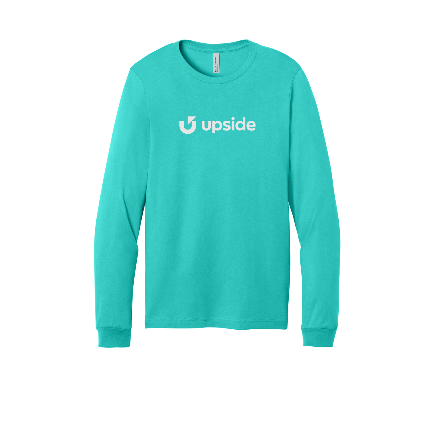 upside-all-season-long-sleeve-tee-dtf-front-3501-teal-flat-front