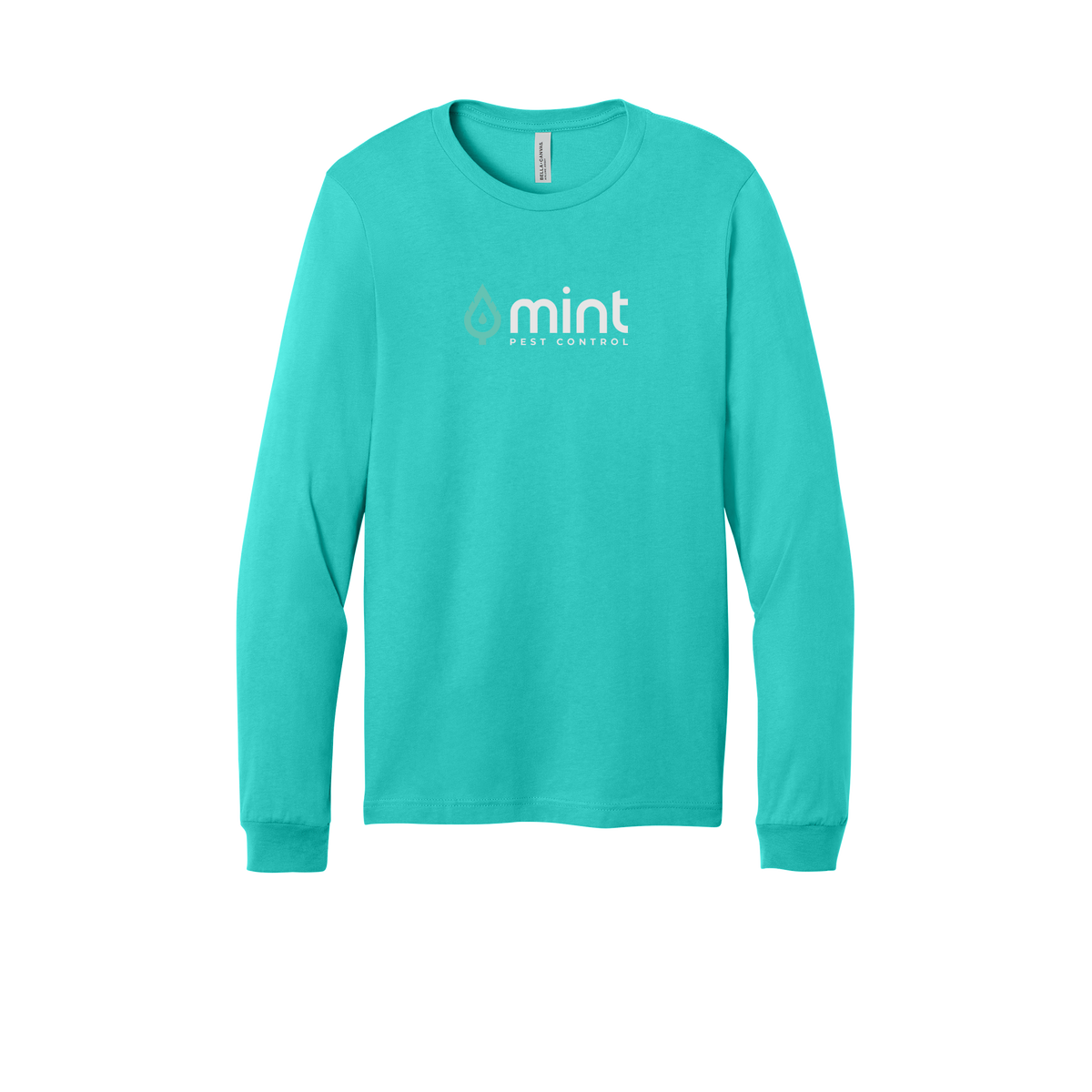 mintpest-all-season-long-sleeve-tee-dtf-front-3501-teal-flat-front