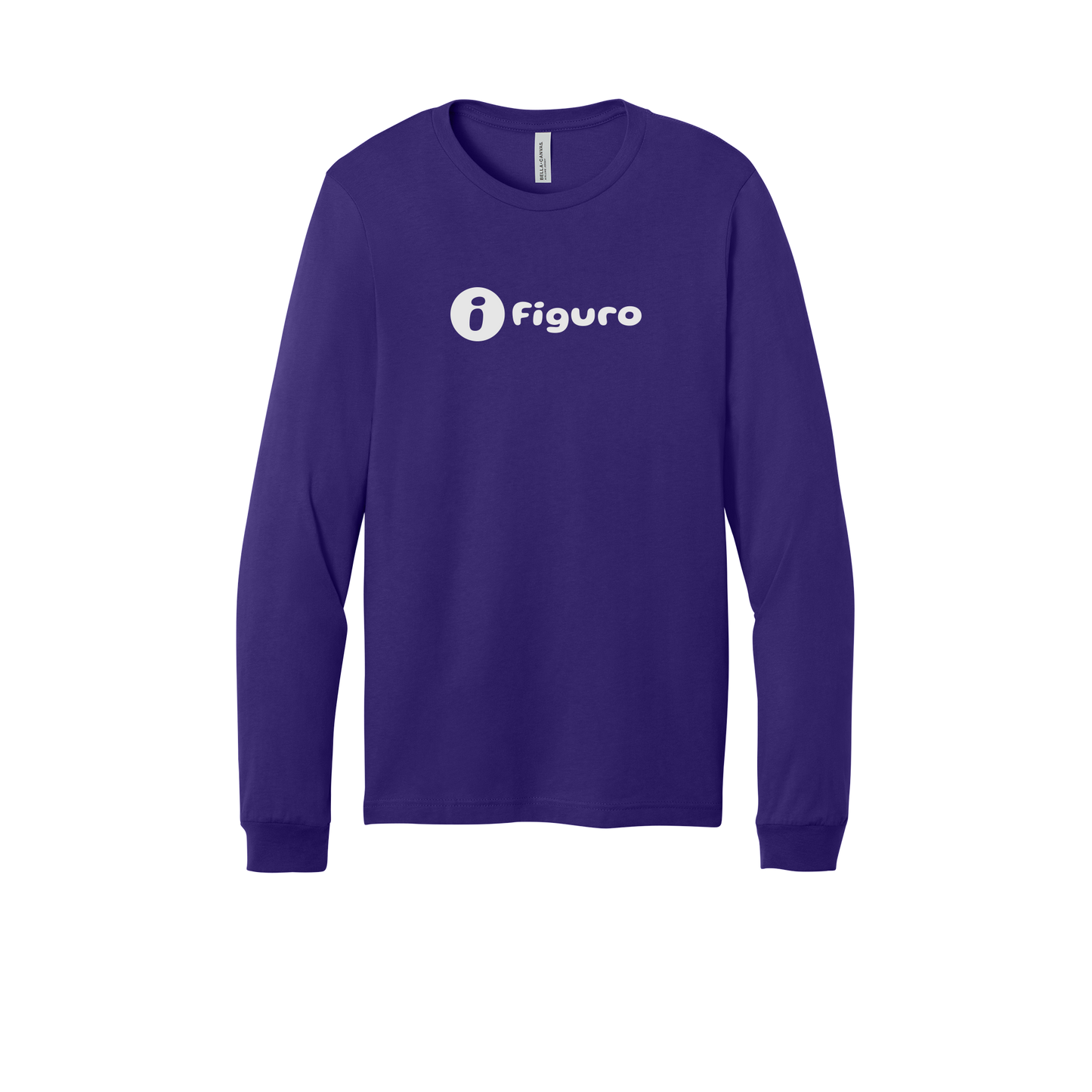 getfiguro-all-season-long-sleeve-tee-dtf-front-3501-teampurple-flat-front