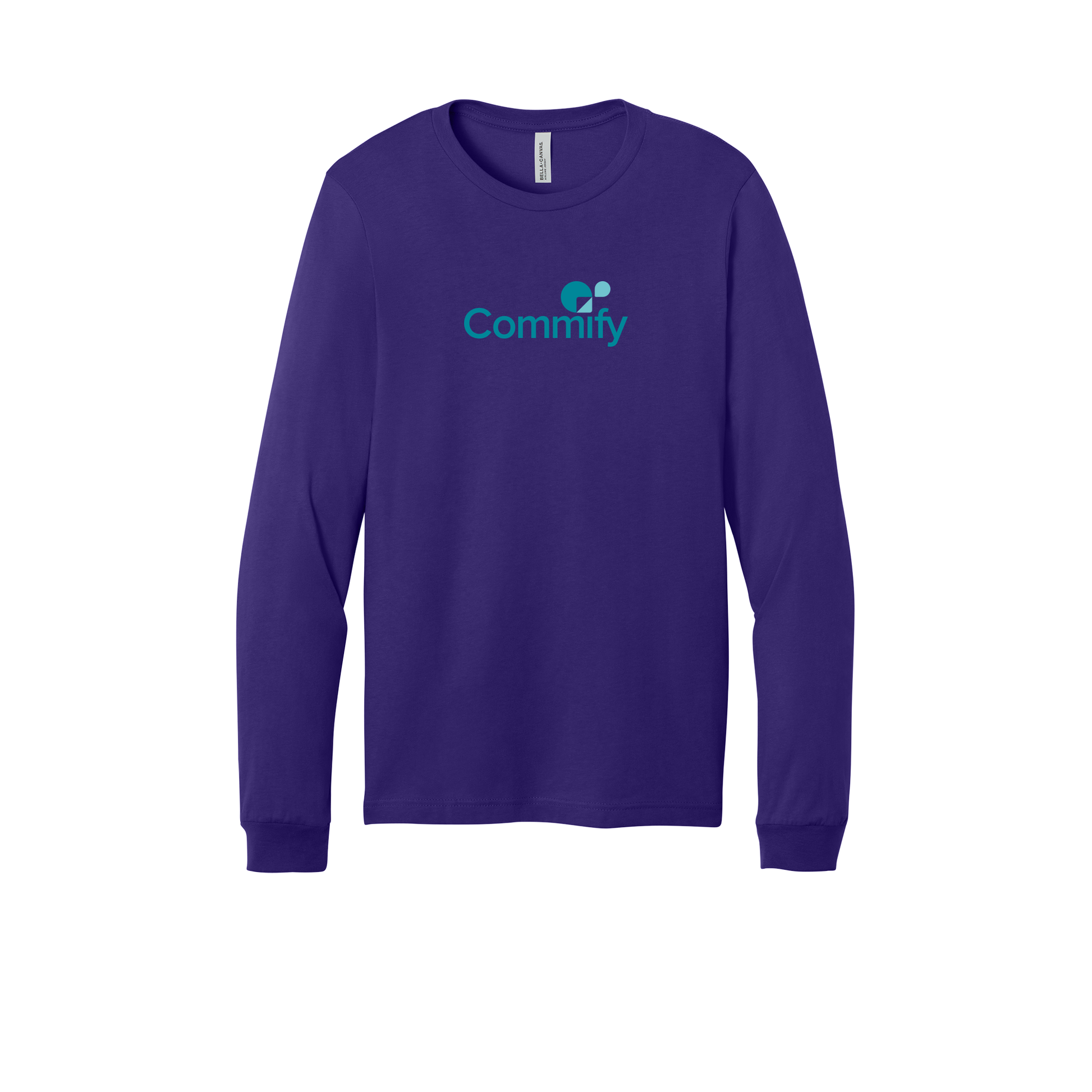 commify-all-season-long-sleeve-tee-dtf-front-3501-teampurple-flat-front