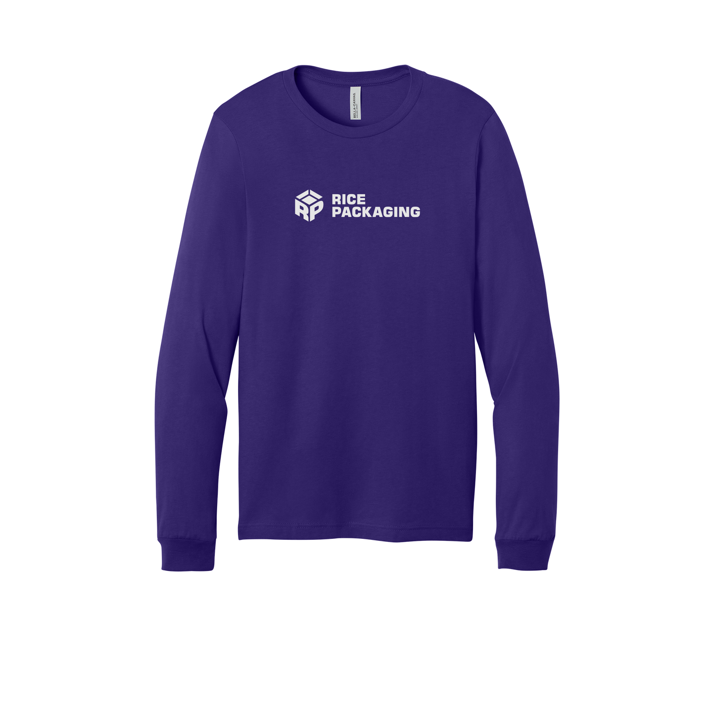 ricepackaging-all-season-long-sleeve-tee-dtf-front-3501-teampurple-flat-front