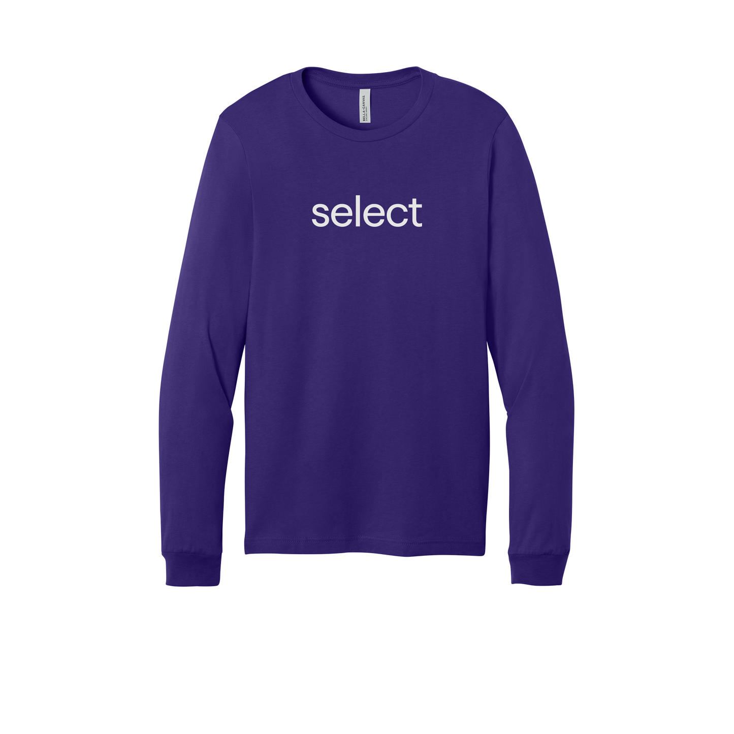 meetselect-all-season-long-sleeve-tee-dtf-front-3501-teampurple-flat-front