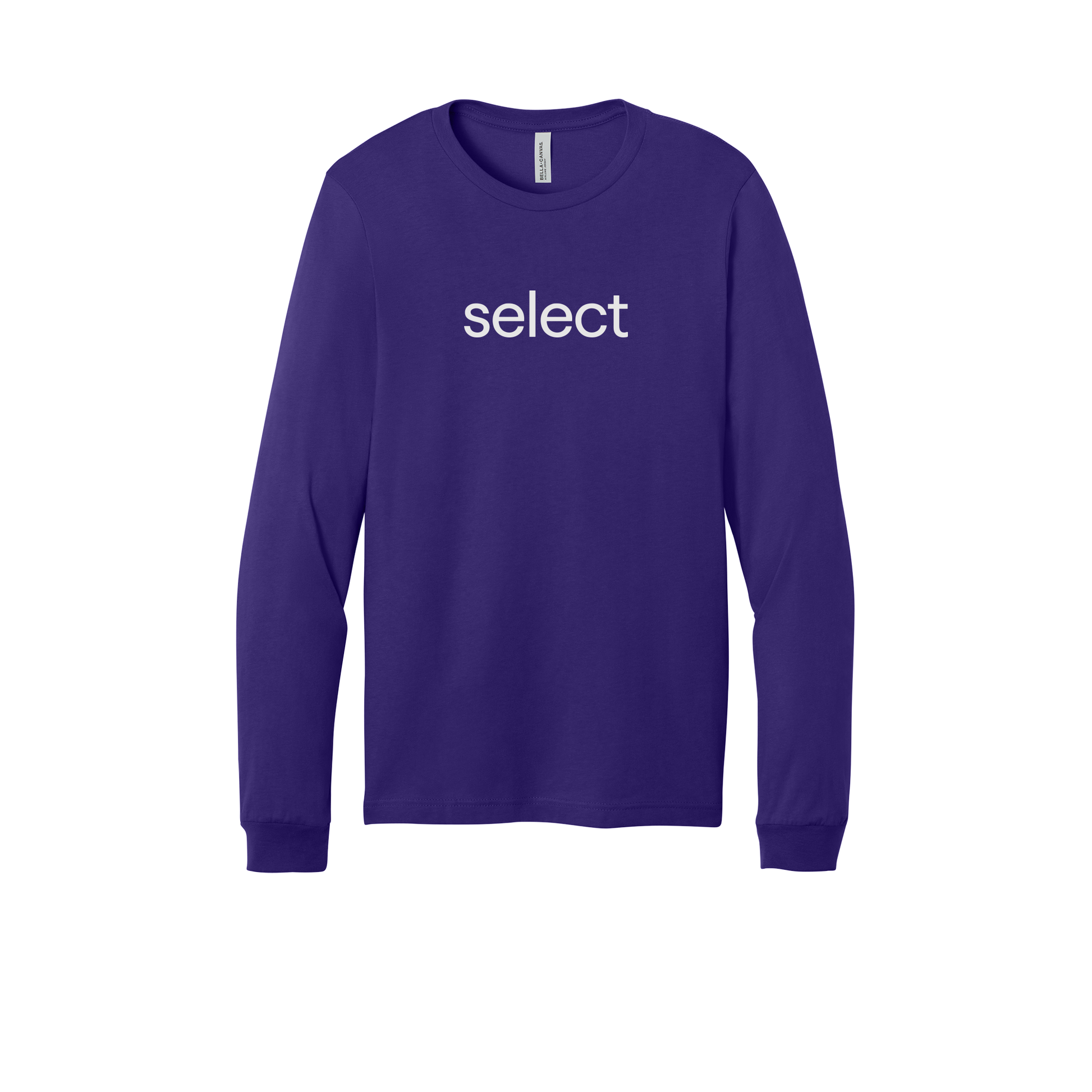 meetselect-all-season-long-sleeve-tee-dtf-front-3501-teampurple-flat-front