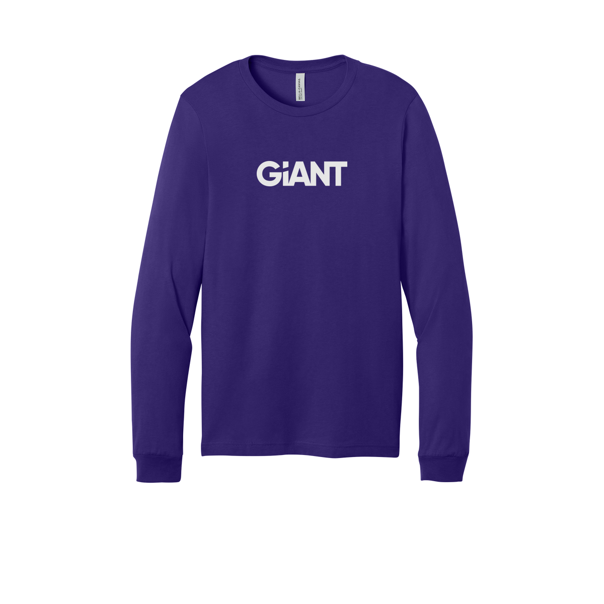 giantworldwide-all-season-long-sleeve-tee-dtf-front-3501-teampurple-flat-front