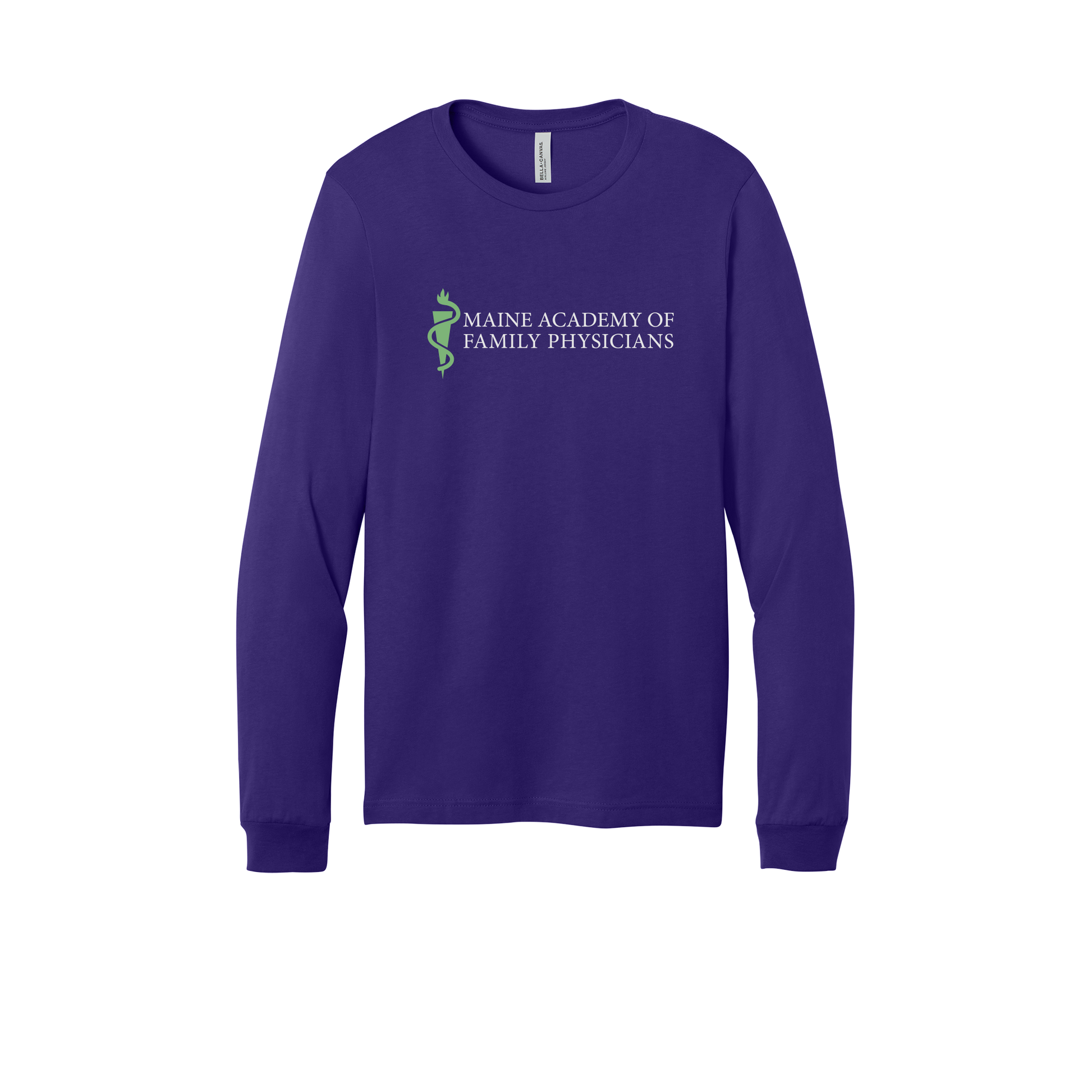 maineafp-all-season-medical-long-sleeve-tee-dtf-front-3501-teampurple-flat-front