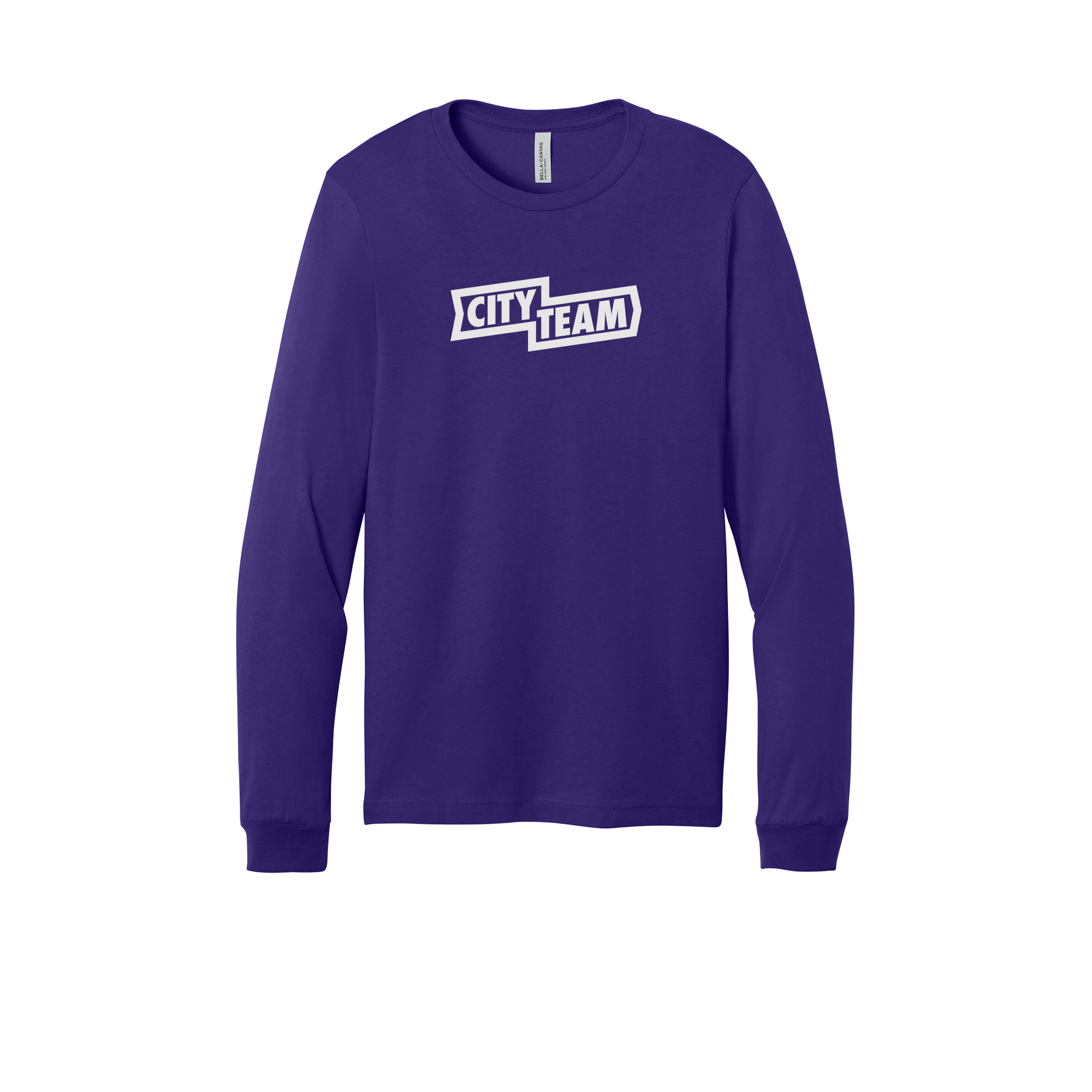cityteam-all-season-long-sleeve-tee-dtf-front-3501-teampurple-flat-front