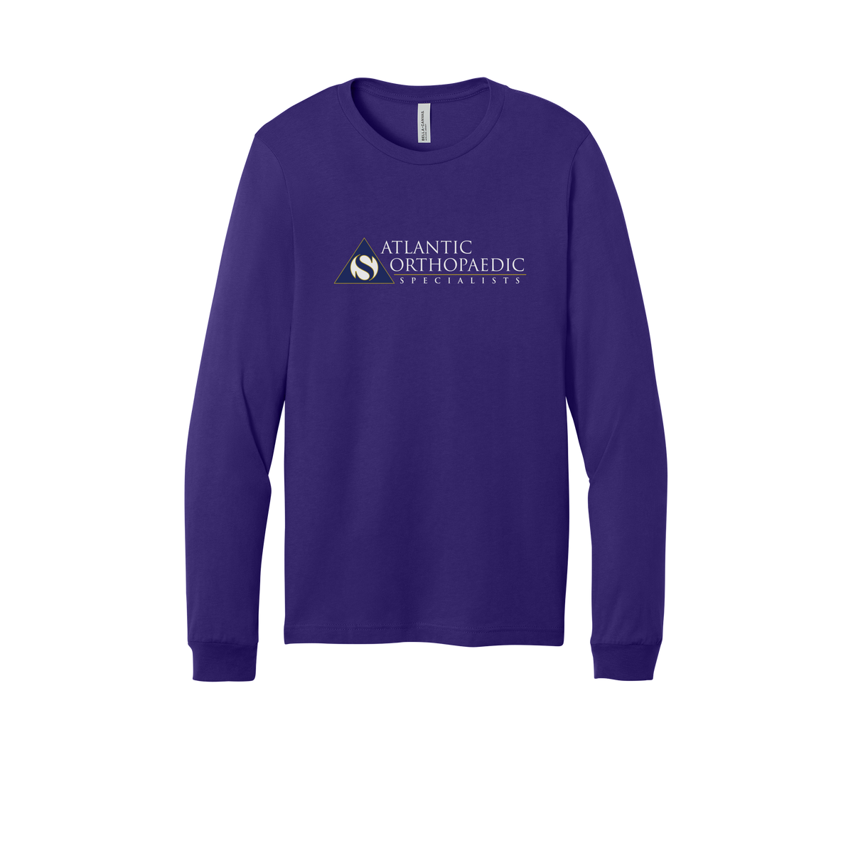 atlanticortho-all-season-medical-long-sleeve-tee-dtf-front-3501-teampurple-flat-front
