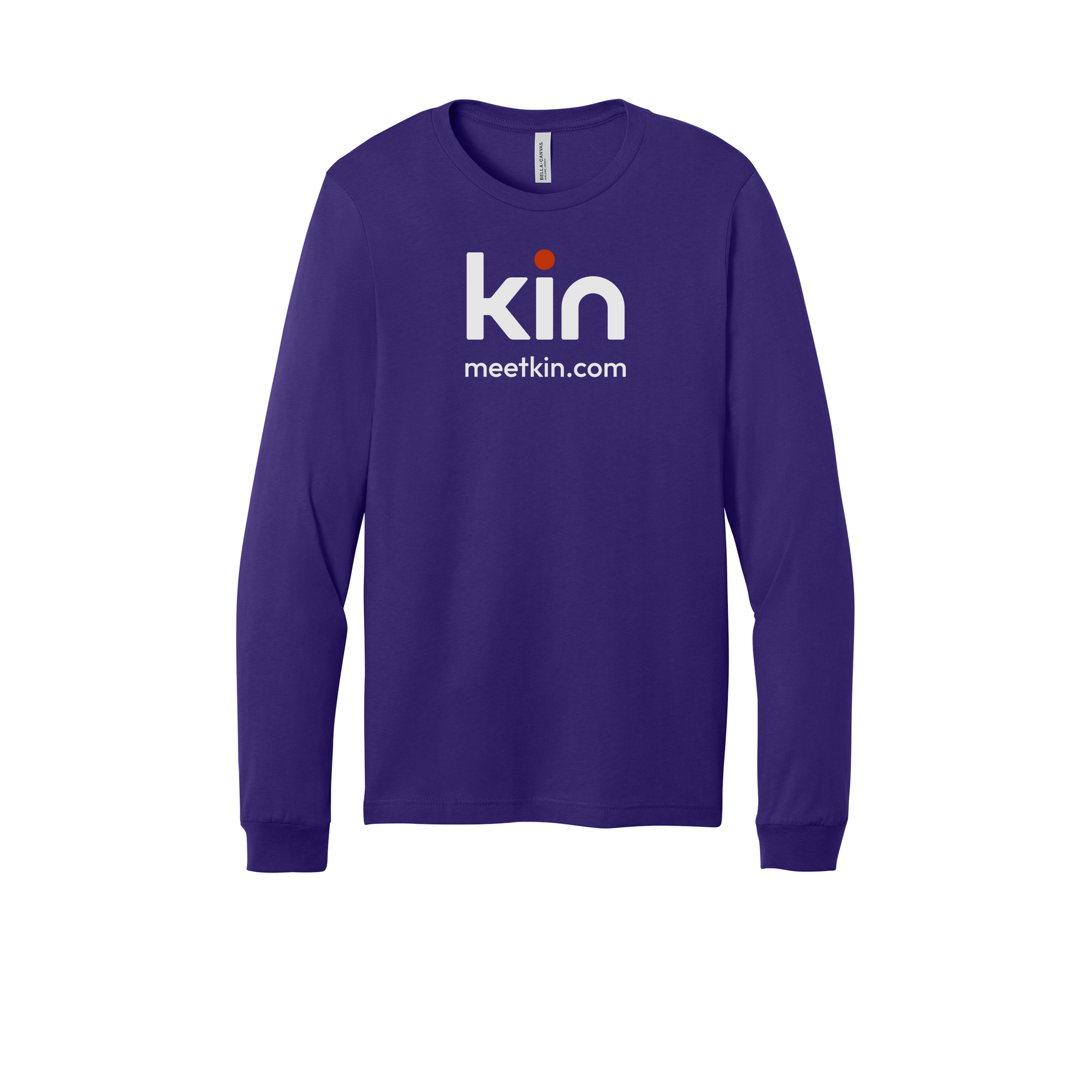 kin-all-season-long-sleeve-tee-dtf-front-3501-teampurple-flat-front