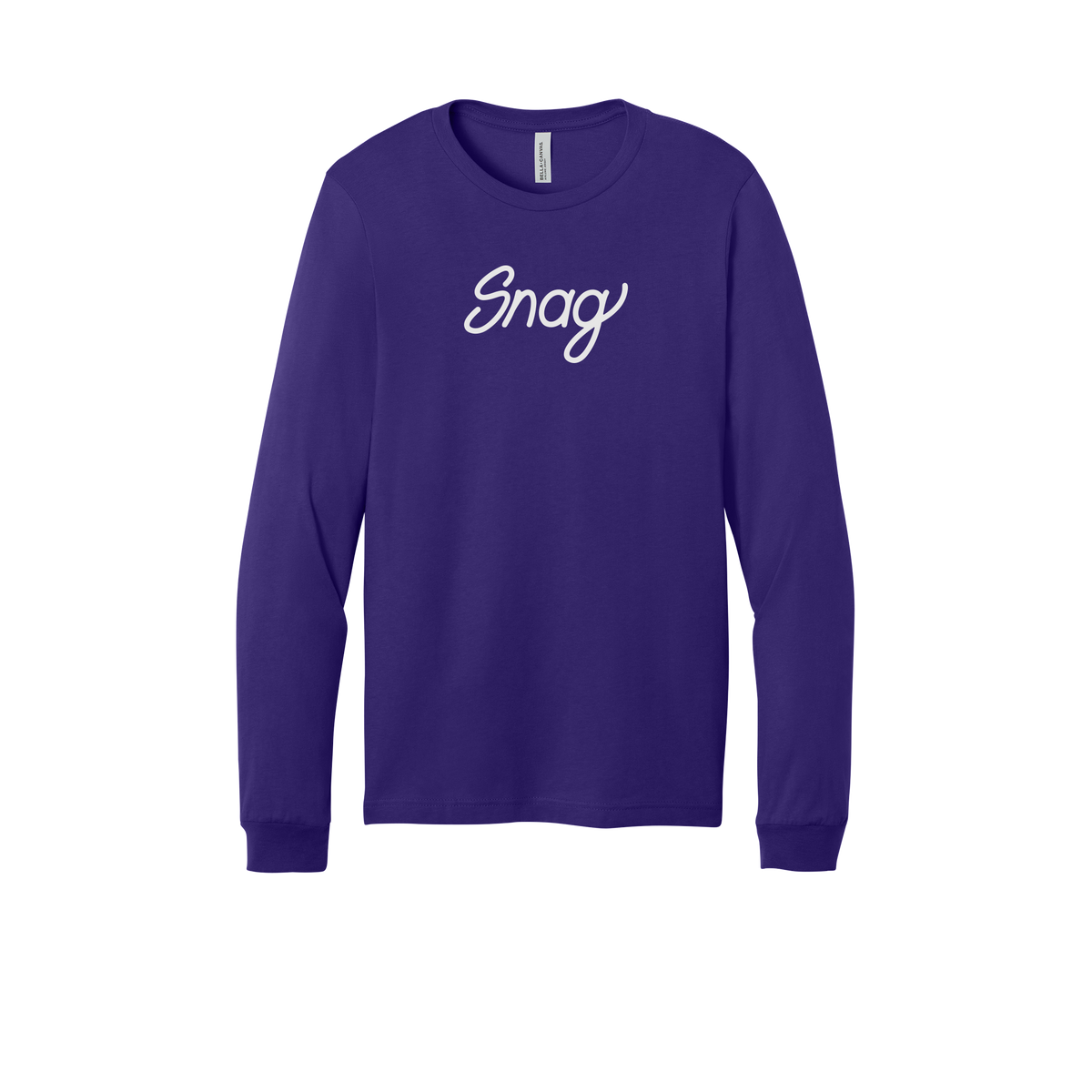 snagdelivery-all-season-long-sleeve-tee-dtf-front-3501-teampurple-flat-front