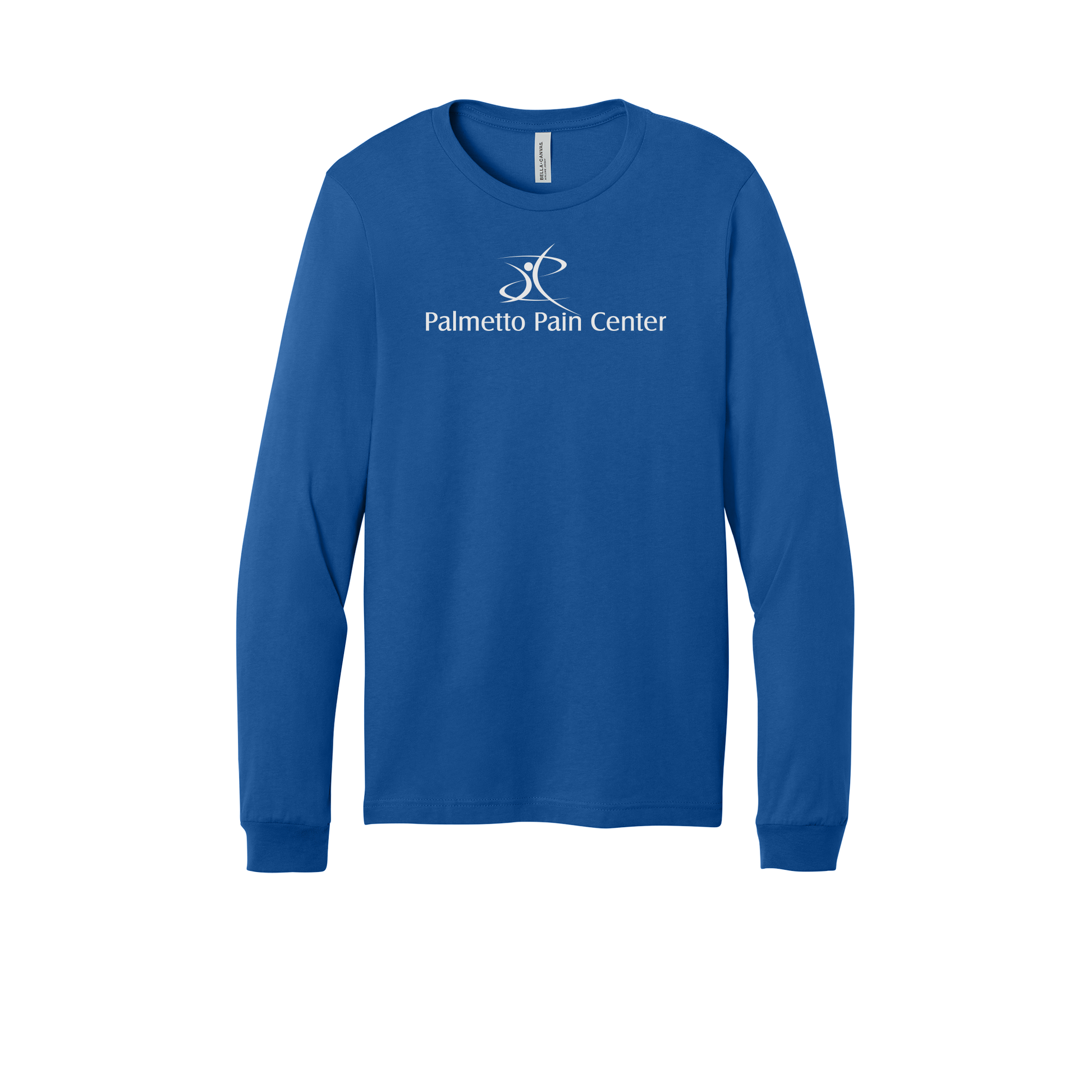 palmetto-pain-center-all-season-medical-long-sleeve-tee-dtf-front-3501-trueroyal-flat-front