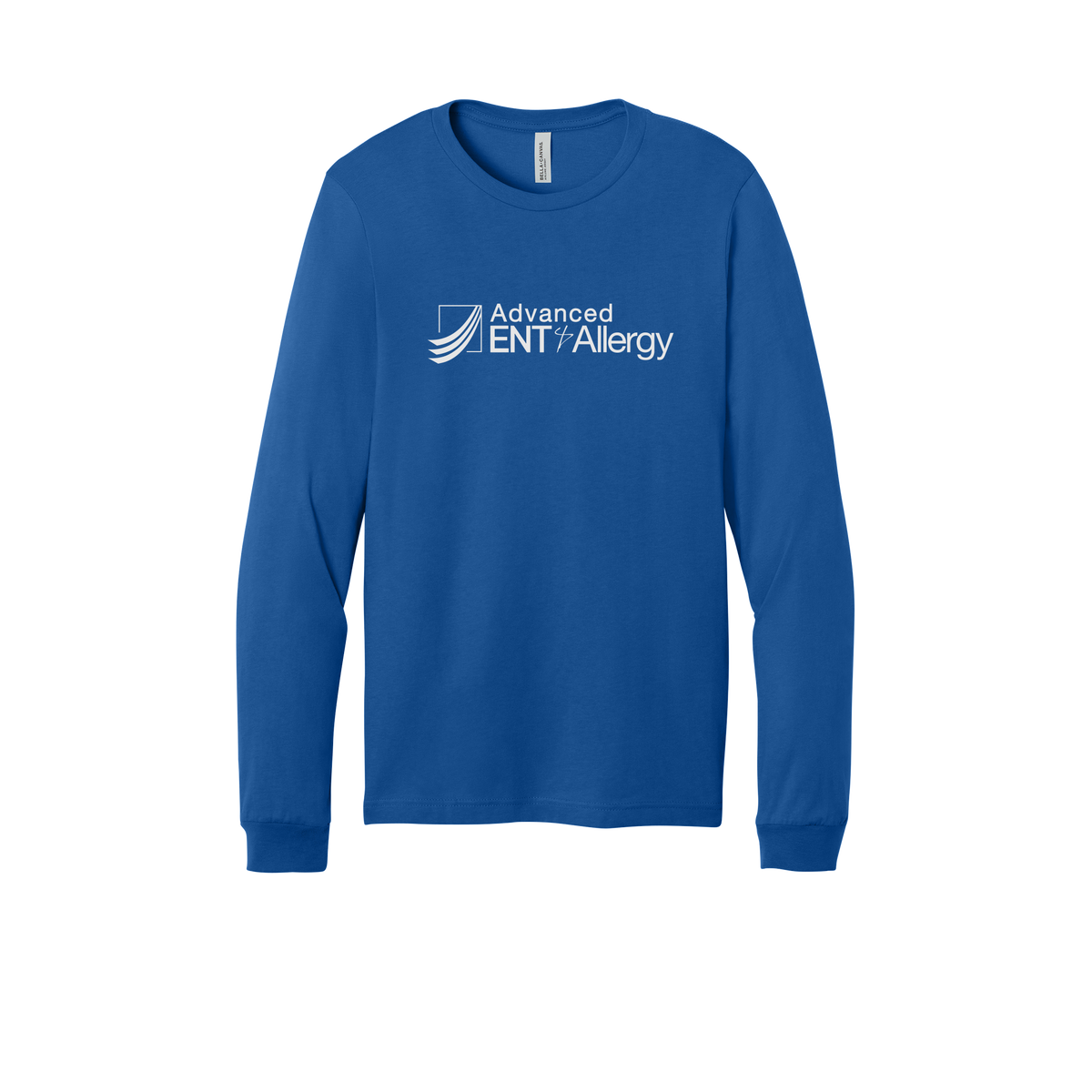 advancedentandallergy-all-season-medical-long-sleeve-tee-dtf-front-3501-trueroyal-flat-front