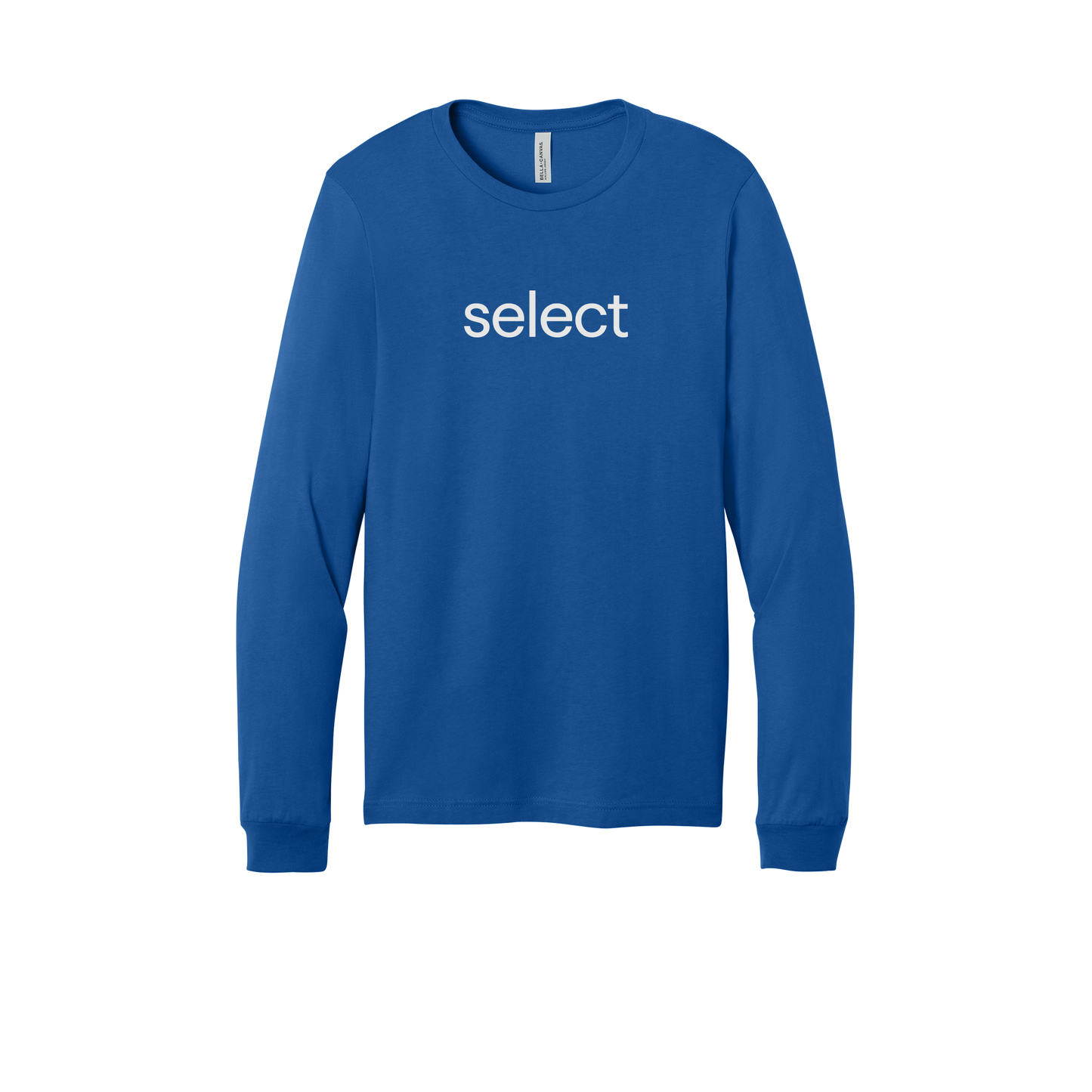 meetselect-all-season-long-sleeve-tee-dtf-front-3501-trueroyal-flat-front