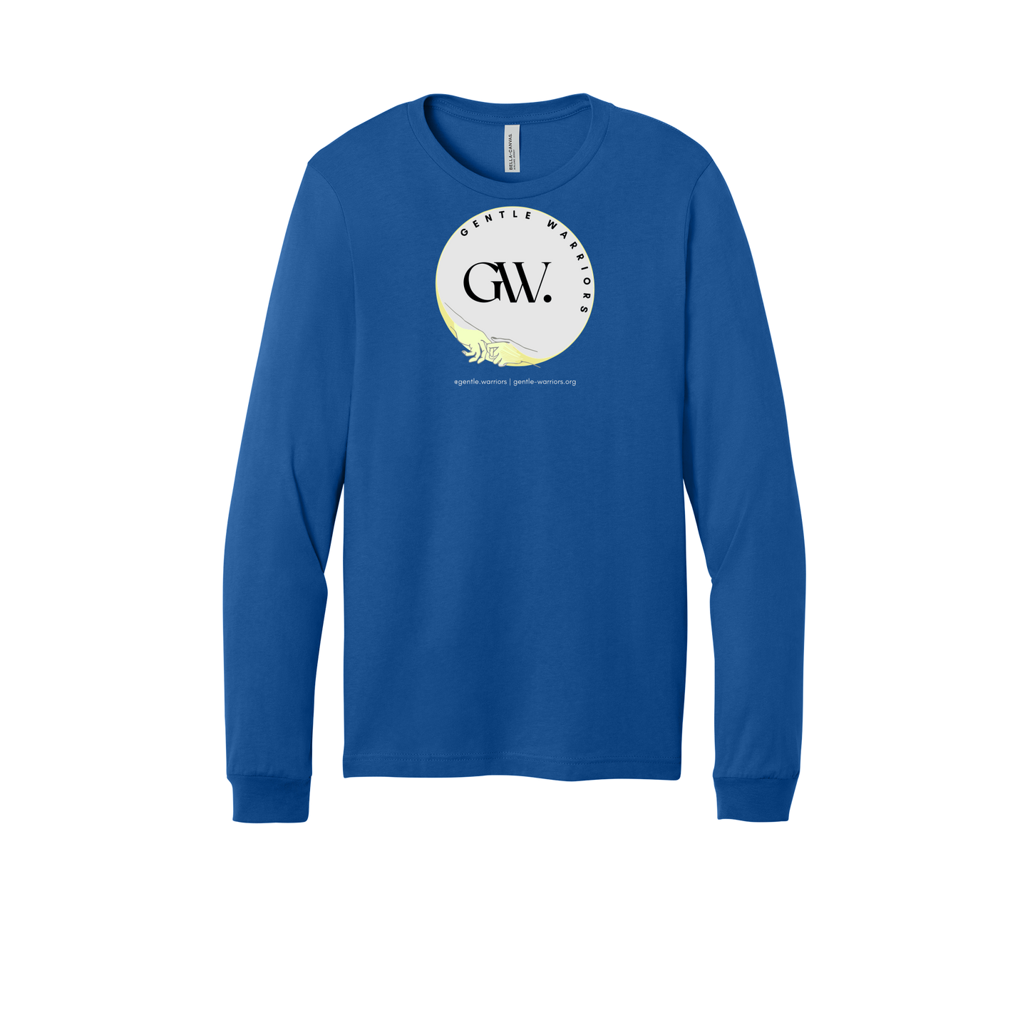 gentle-warriors-all-season-long-sleeve-tee-dtf-front-3501-trueroyal-flat-front