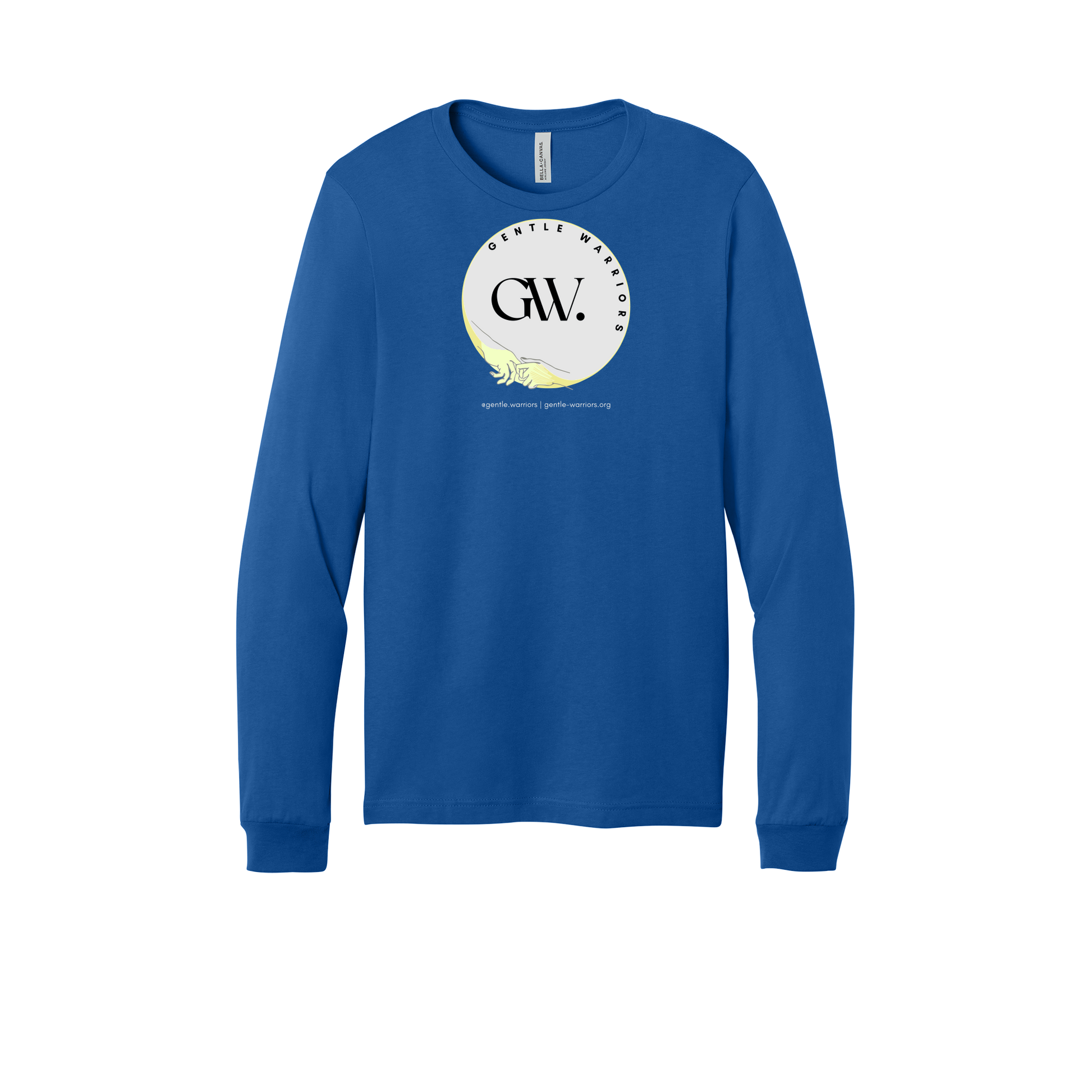gentle-warriors-all-season-long-sleeve-tee-dtf-front-3501-trueroyal-flat-front