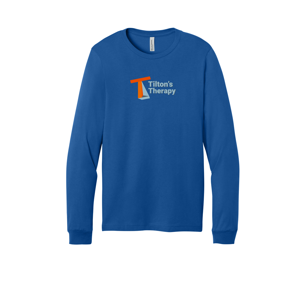 tiltonstherapy-all-season-long-sleeve-tee-dtf-front-3501-trueroyal-flat-front