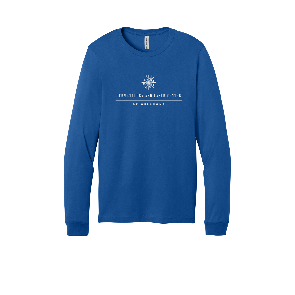 dermatologylaserok-all-season-medical-long-sleeve-tee-dtf-front-3501-trueroyal-flat-front