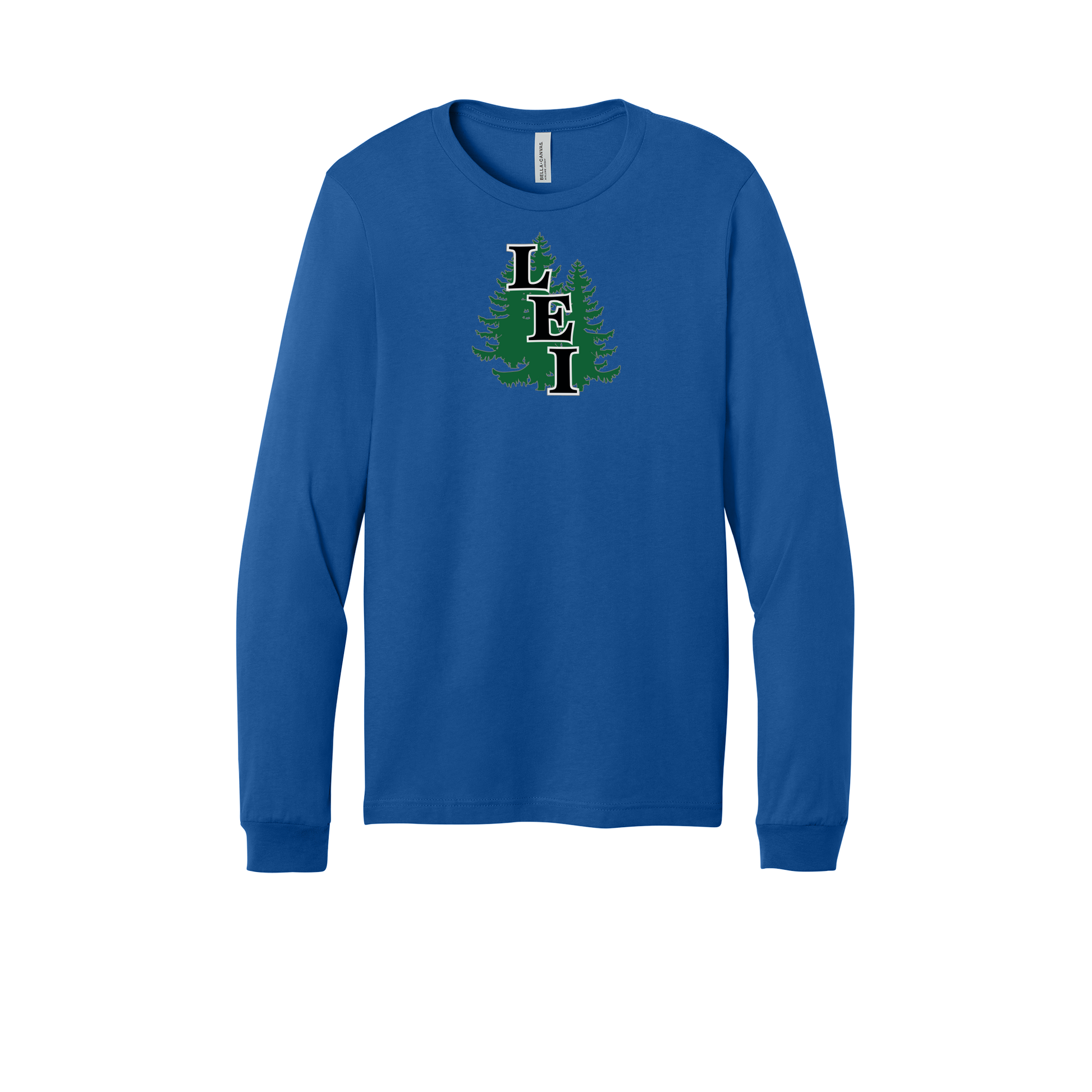 leisite-all-season-long-sleeve-tee-dtf-front-3501-trueroyal-flat-front