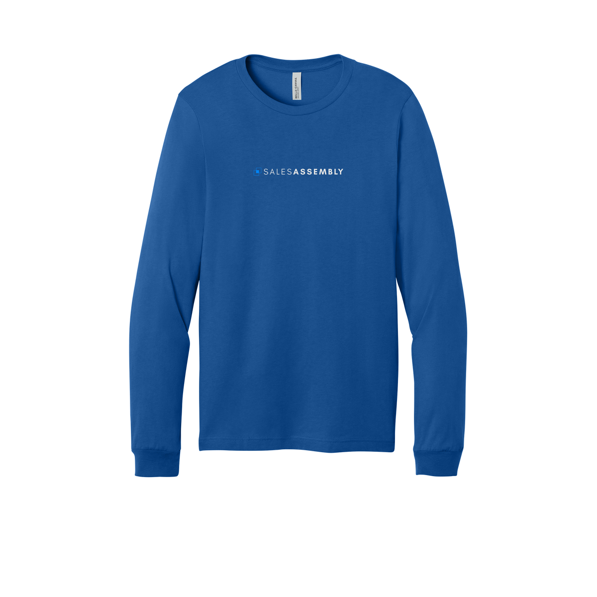 salesassembly-all-season-long-sleeve-tee-dtf-front-3501-trueroyal-flat-front