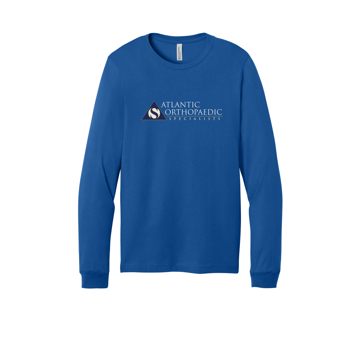 atlanticortho-all-season-medical-long-sleeve-tee-dtf-front-3501-trueroyal-flat-front