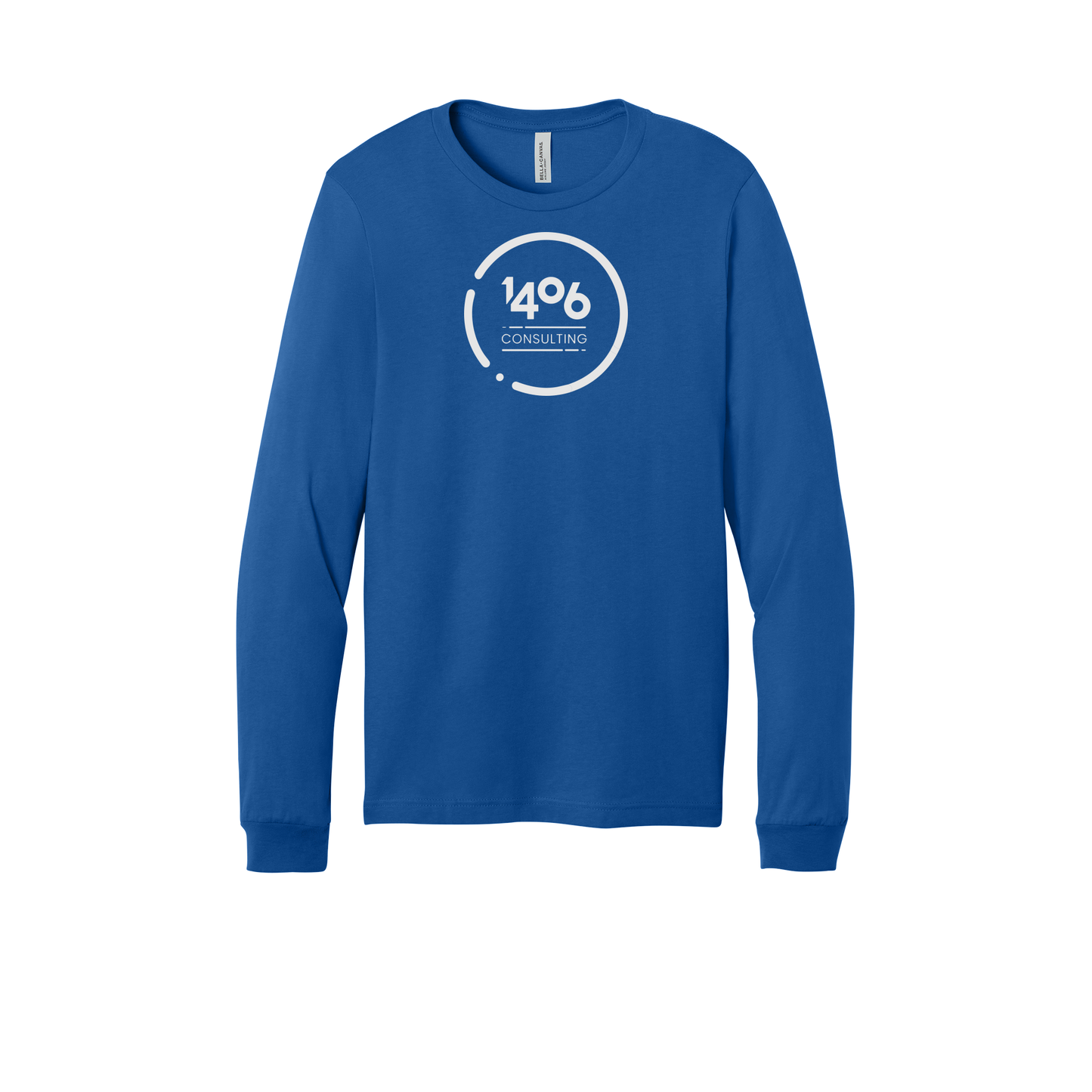 1406consulting-all-season-long-sleeve-tee-dtf-front-3501-trueroyal-flat-front