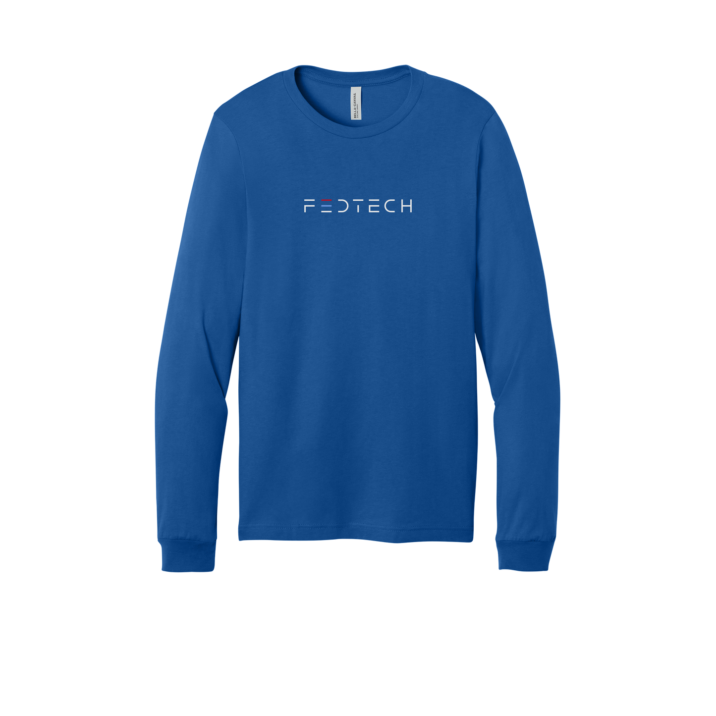 fedtech-all-season-long-sleeve-tee-dtf-front-3501-trueroyal-flat-front