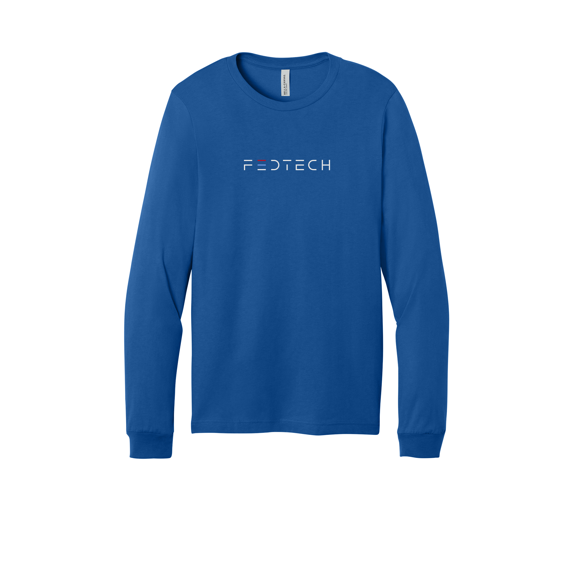 fedtech-all-season-long-sleeve-tee-dtf-front-3501-trueroyal-flat-front
