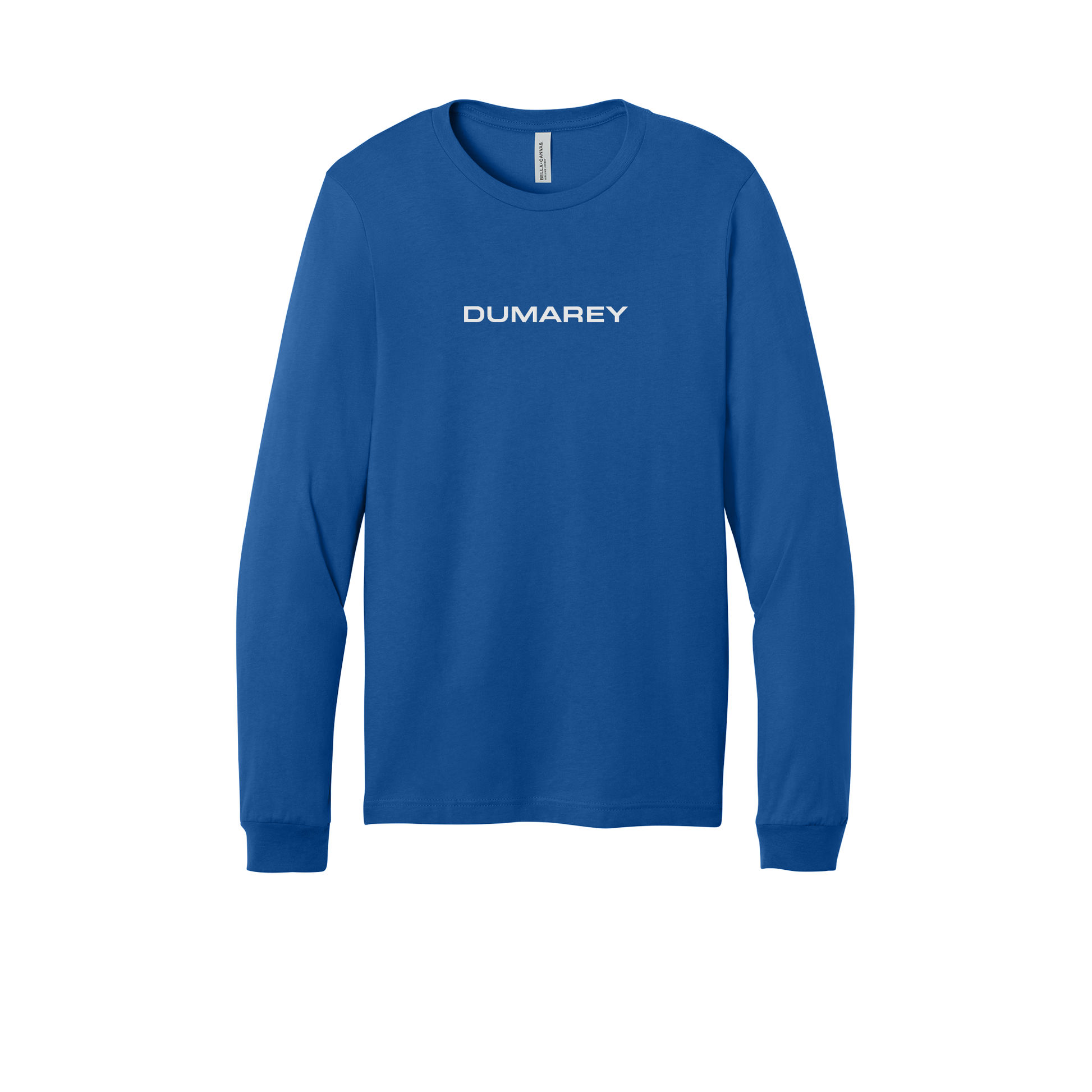dumarey-all-season-long-sleeve-tee-dtf-front-3501-trueroyal-flat-front