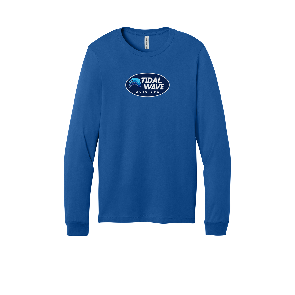 tidalwaveautospa-all-season-long-sleeve-tee-dtf-front-3501-trueroyal-flat-front