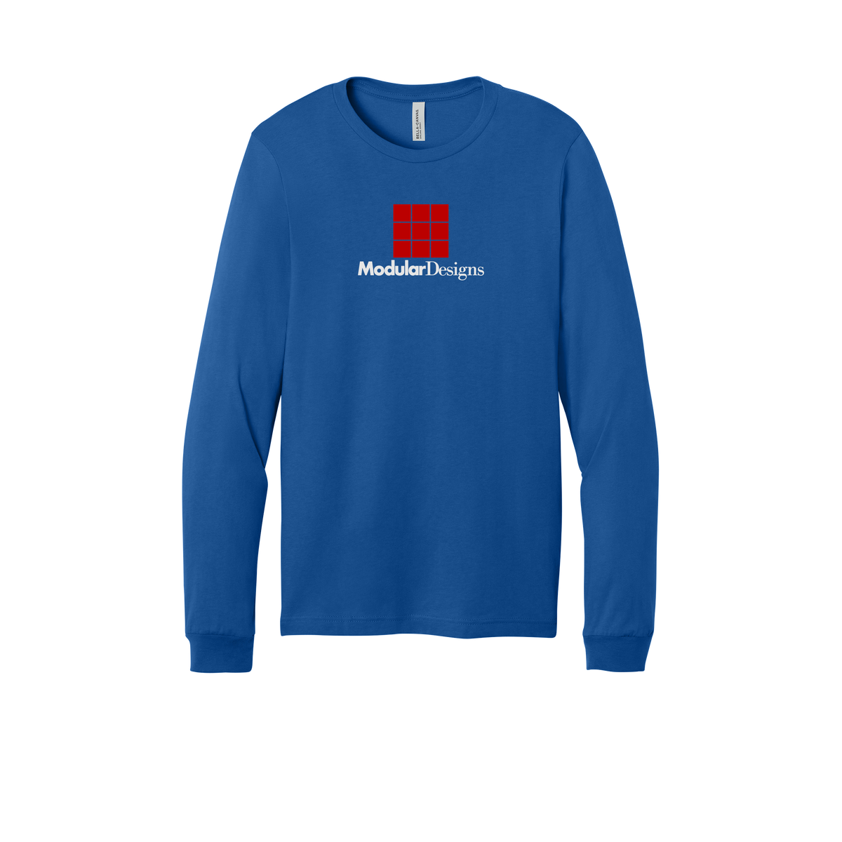 modulardesignsflooring-all-season-long-sleeve-tee-dtf-front-3501-trueroyal-flat-front