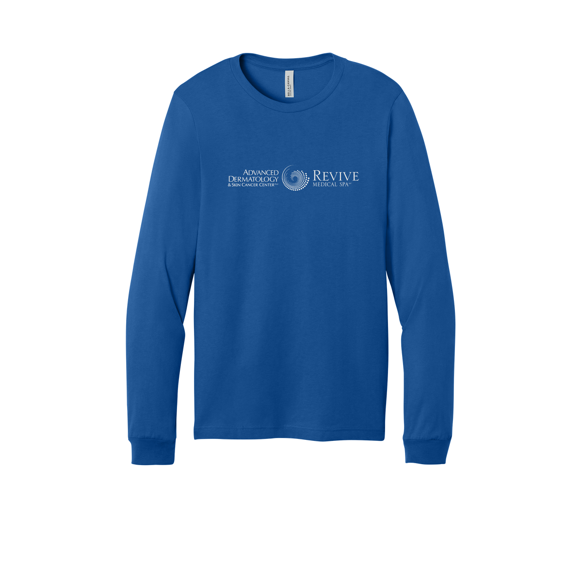 advancedskinmd-all-season-medical-long-sleeve-tee-dtf-front-3501-trueroyal-flat-front