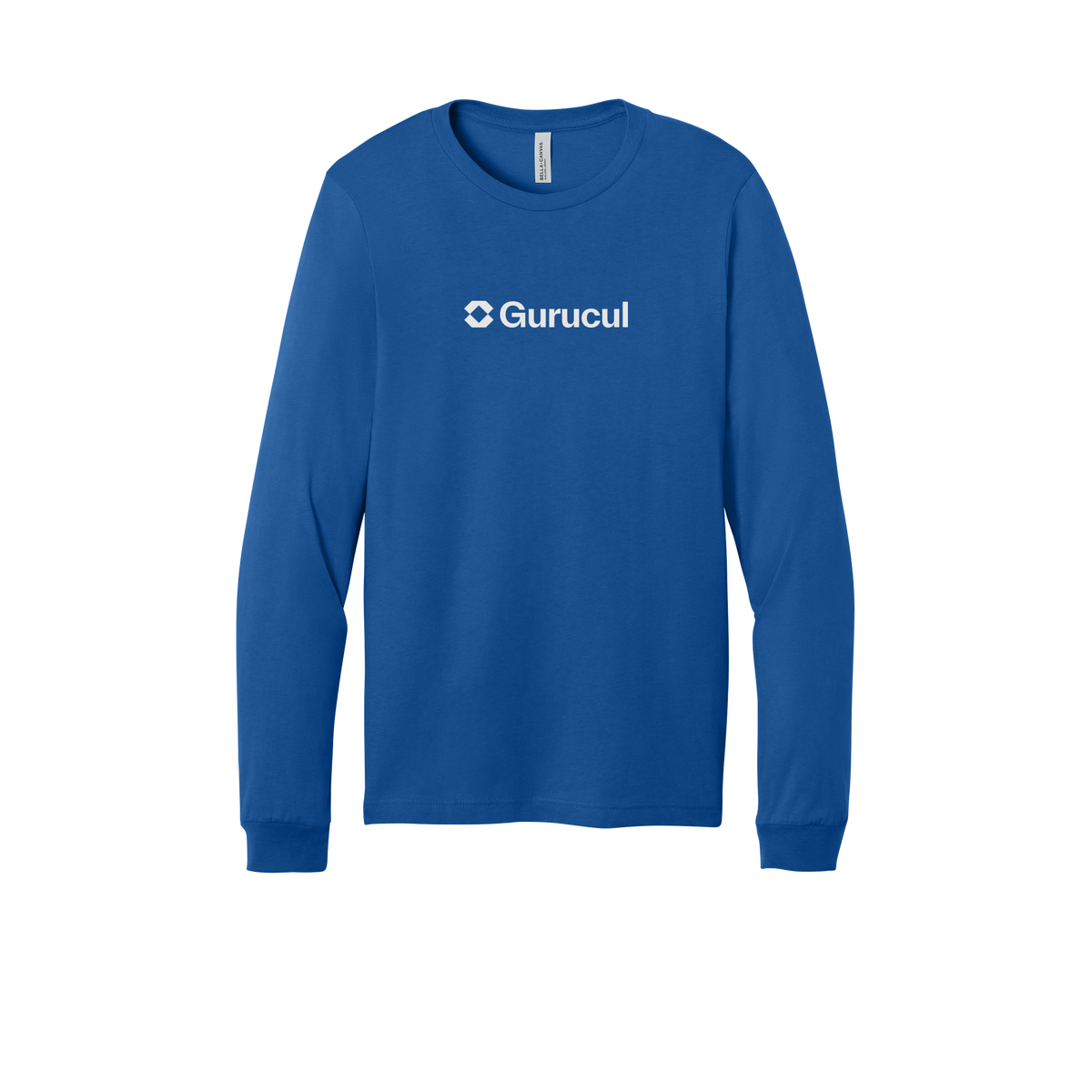 gurucul-all-season-long-sleeve-tee-dtf-front-3501-trueroyal-flat-front