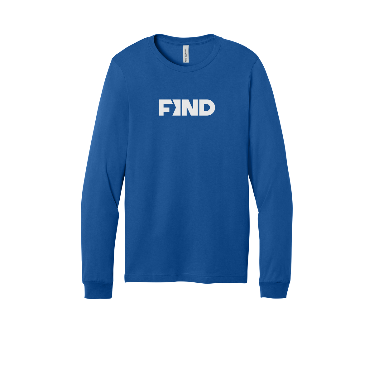 findrealestate-all-season-long-sleeve-tee-dtf-front-3501-trueroyal-flat-front