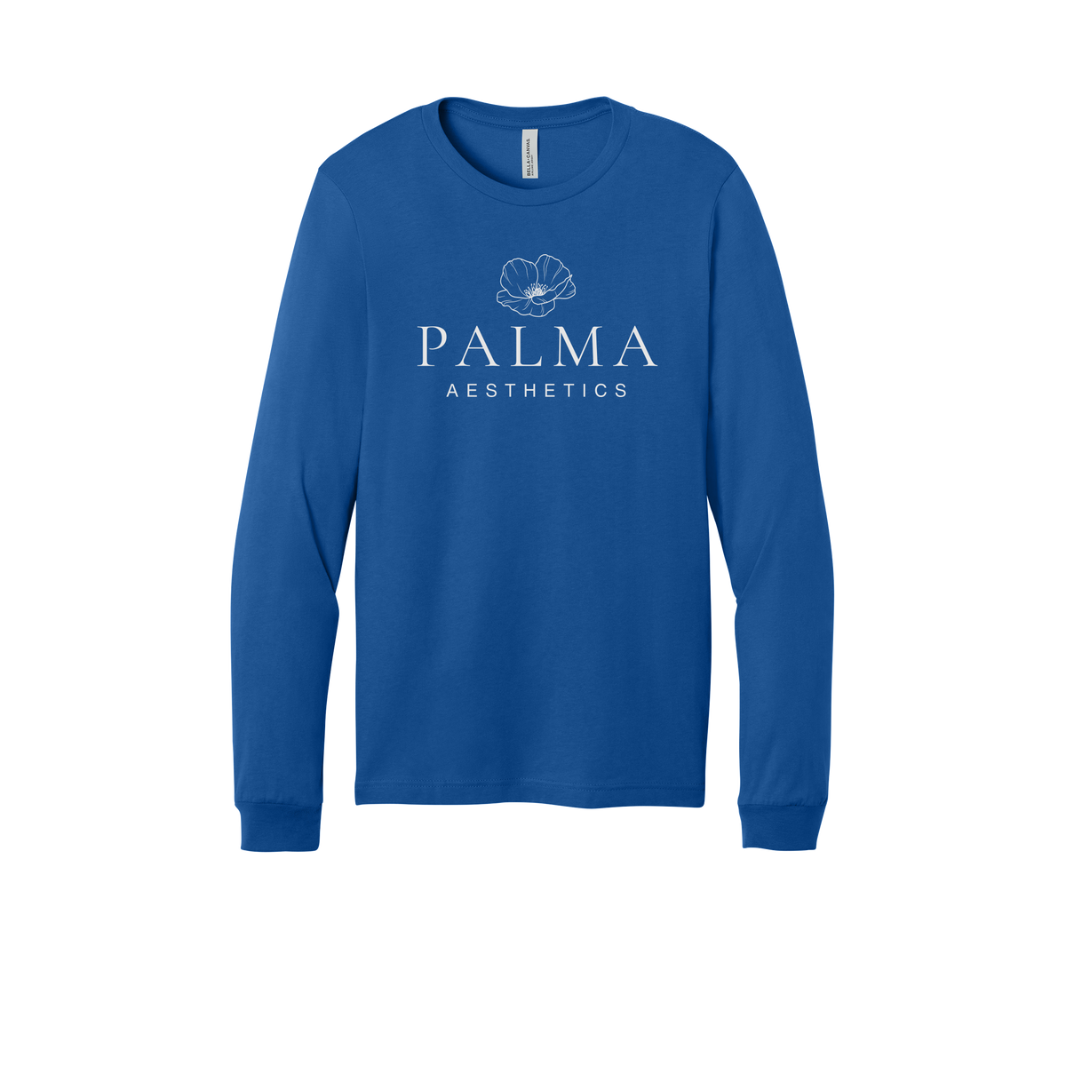palmaaesthetics-all-season-medical-long-sleeve-tee-dtf-front-3501-trueroyal-flat-front