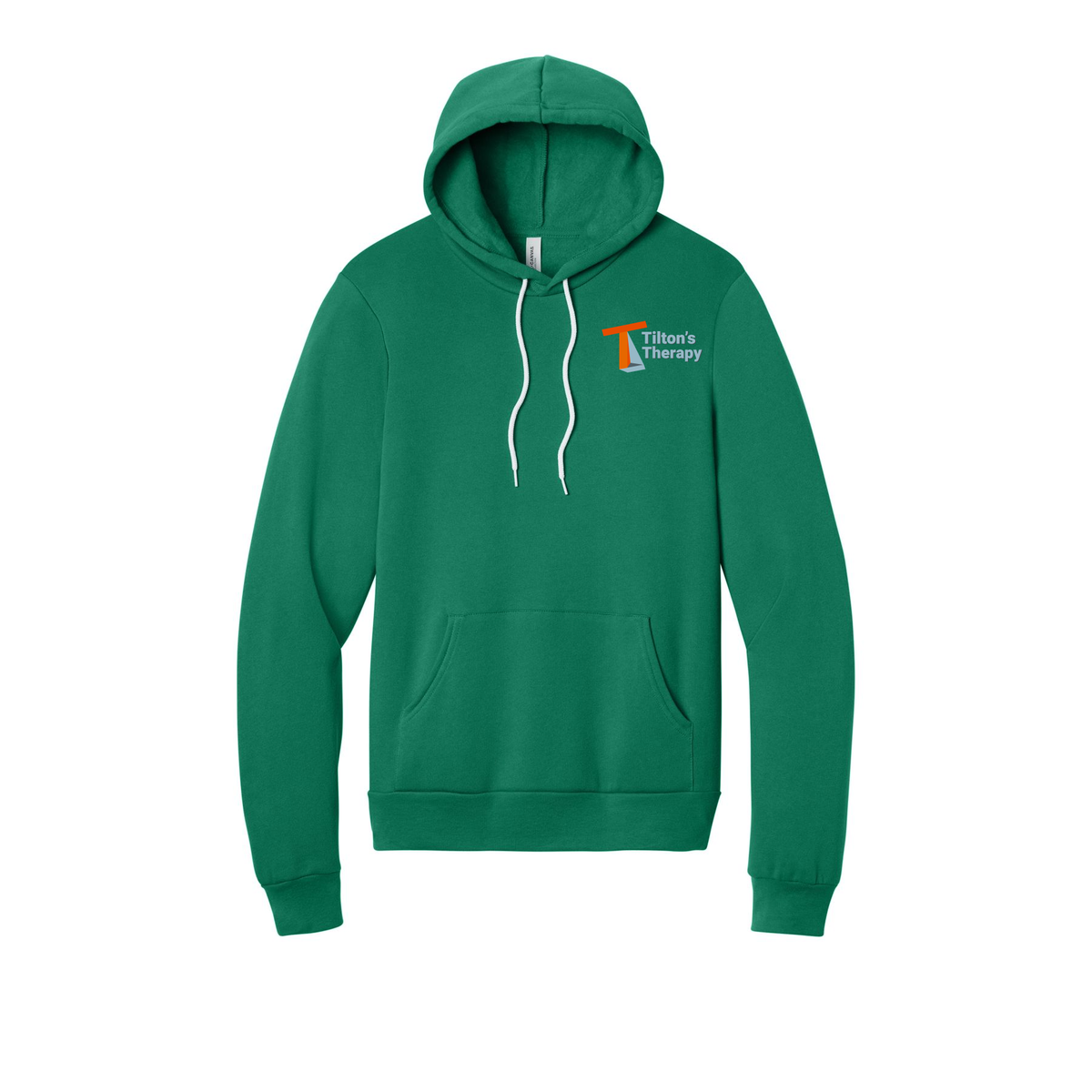 tiltonstherapy-bellacanvas-unisex-fleece-pullover-hoodie-dtf-leftchest-3719-kelly-flat-front