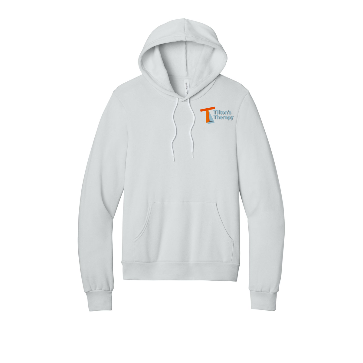 tiltonstherapy-bellacanvas-unisex-fleece-pullover-hoodie-dtf-leftchest-3719-silver-flat-front