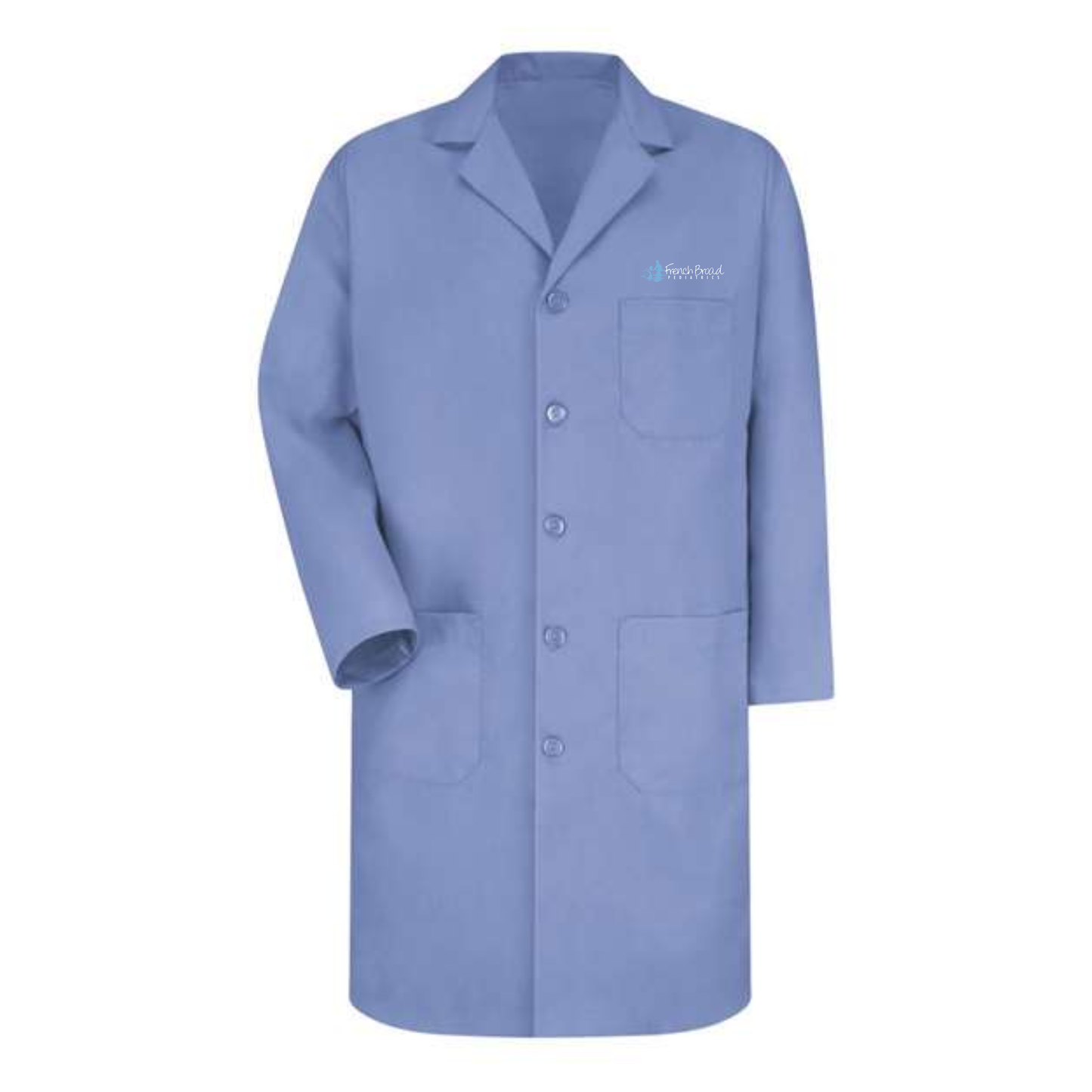 Unisex Button Front Lab Coat