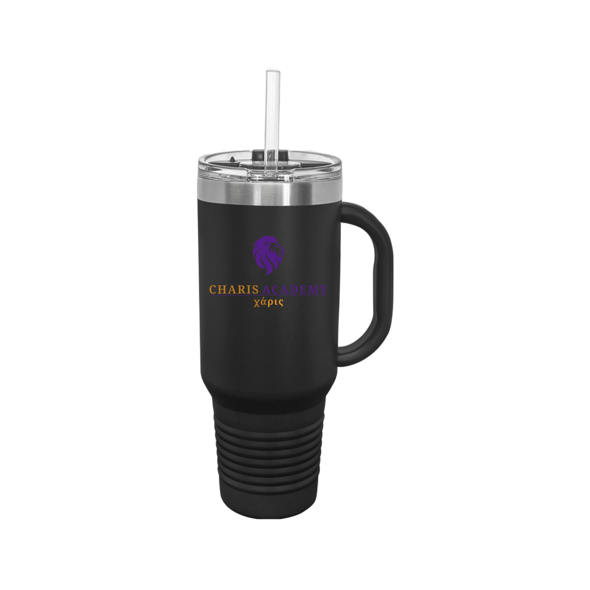 cahazleton-travel-mug-40oz-uv-drinkwarefront-40ozTravelMug-black-flat-front