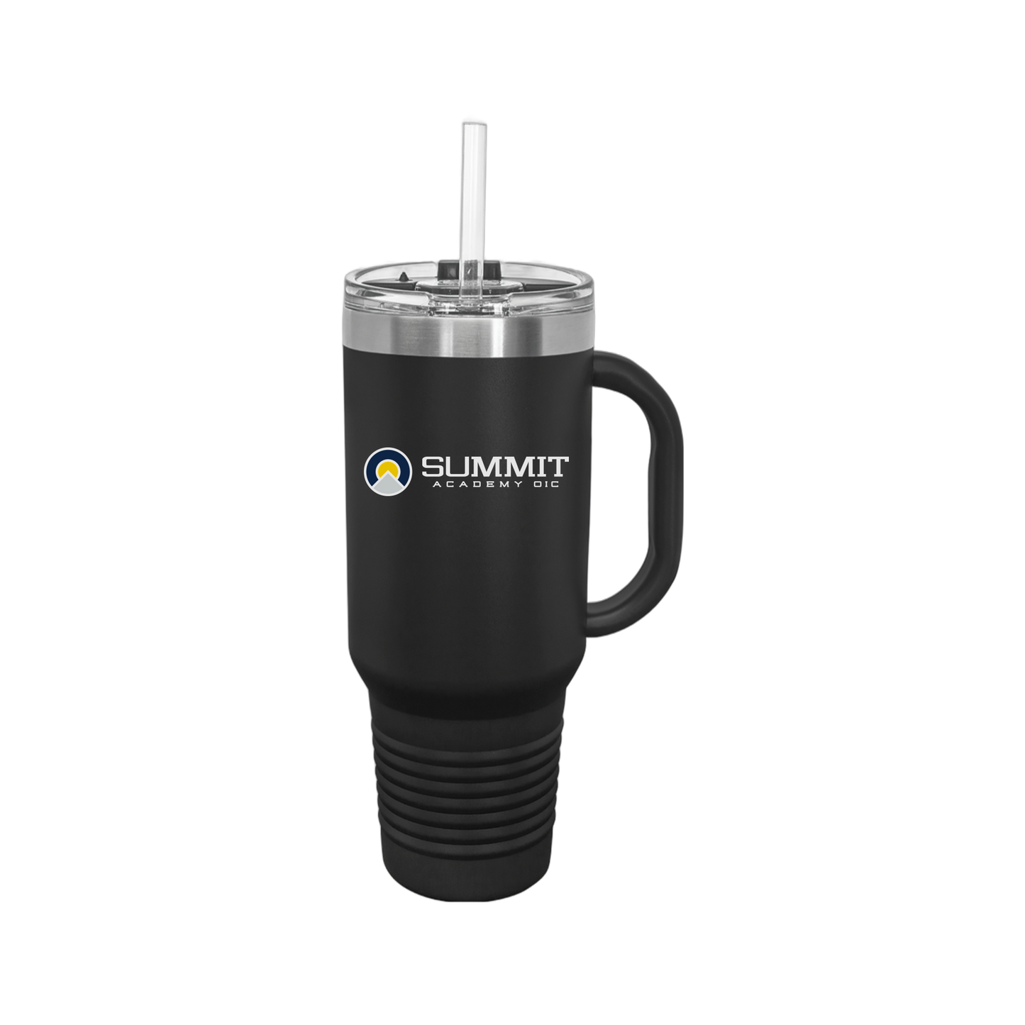 saoic-travel-mug-40oz-uv-drinkwarefront-40ozTravelMug-black-flat-front