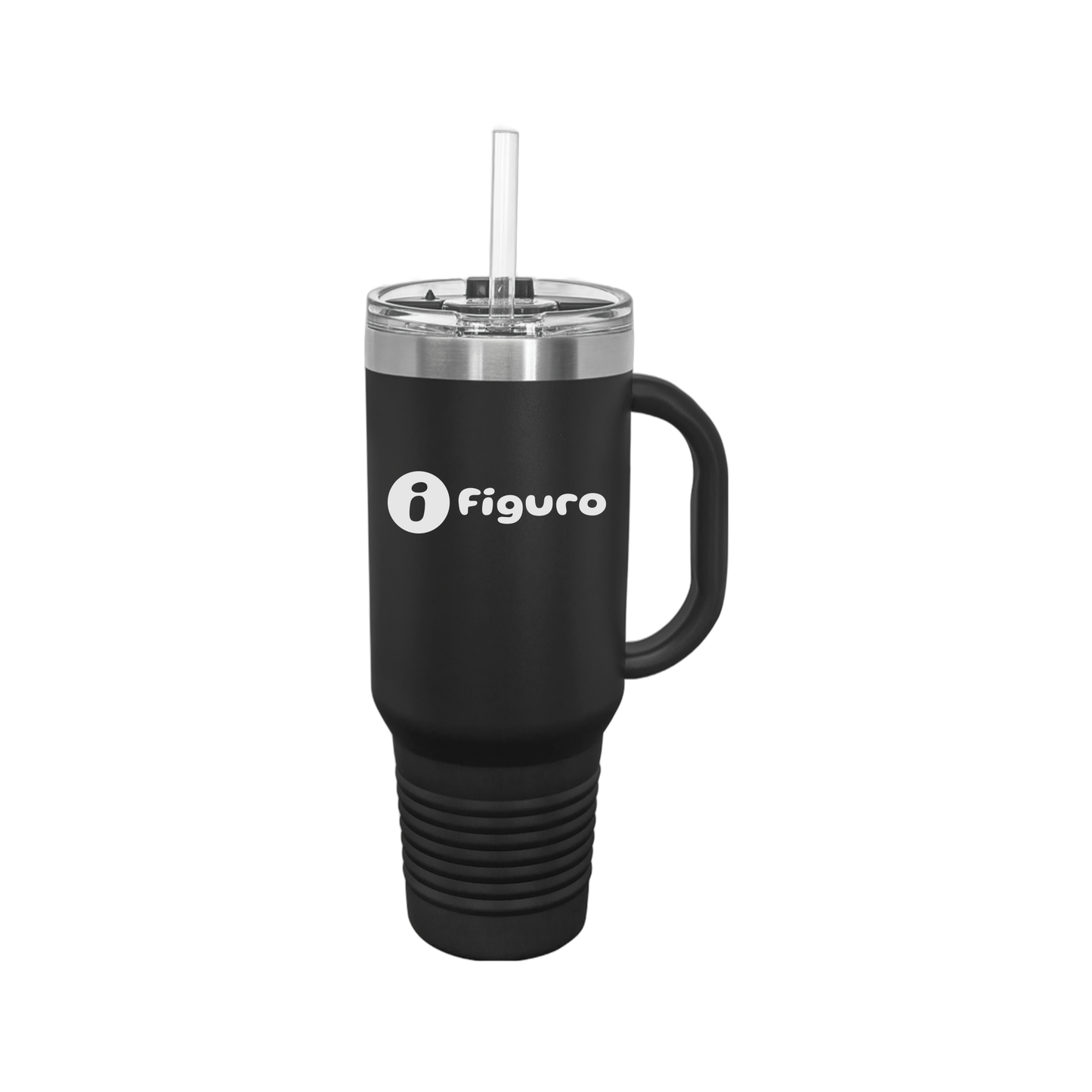getfiguro-travel-mug-40oz-uv-drinkwarefront-40ozTravelMug-black-flat-front