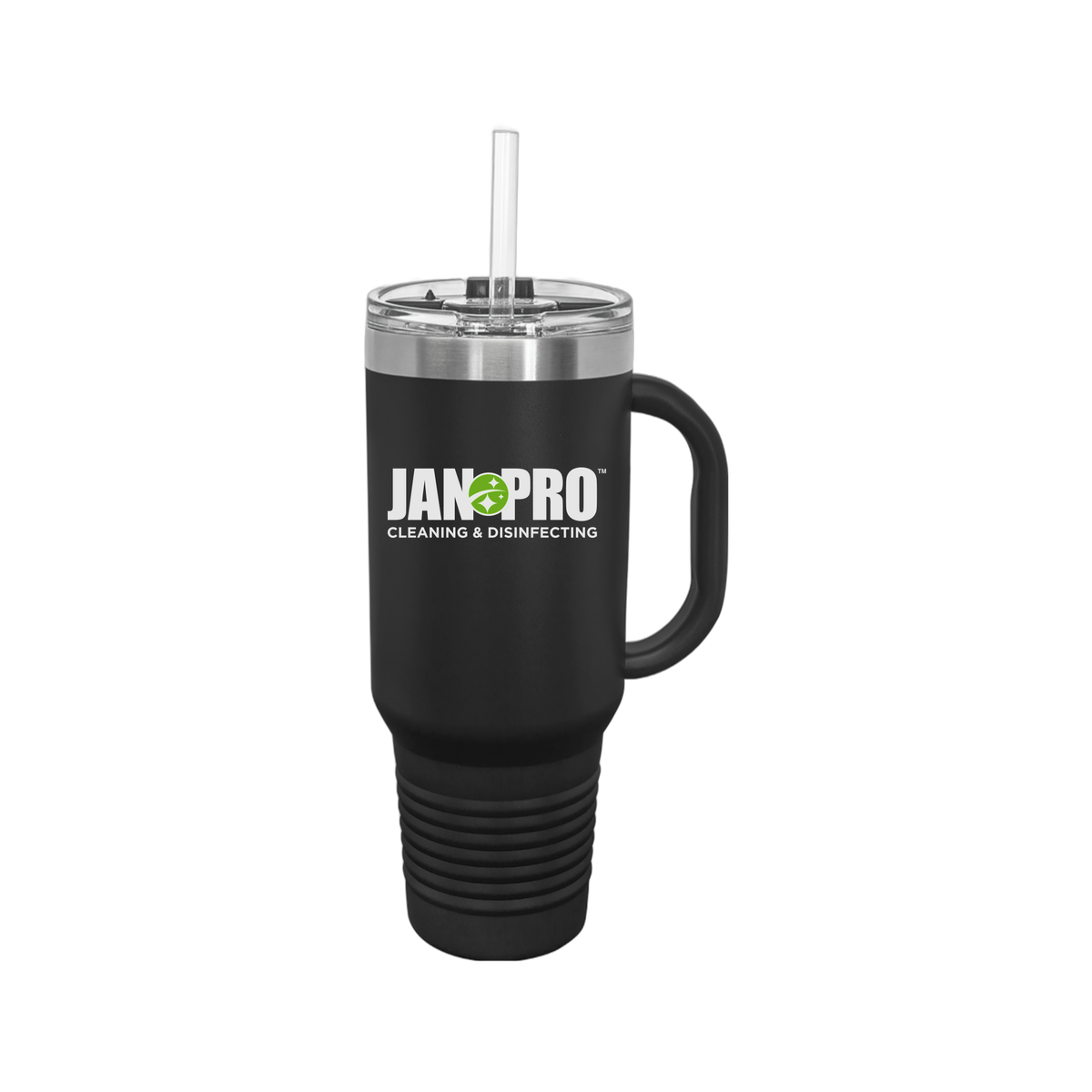 jan-pro-travel-mug-40oz-uv-drinkwarefront-40ozTravelMug-black-flat-front