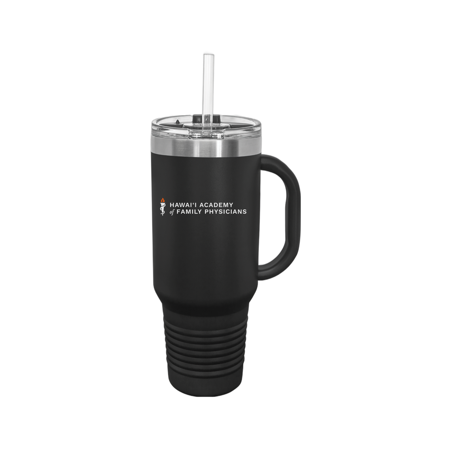 hafp-travel-mug-40oz-uv-drinkwarefront-40ozTravelMug-black-flat-front