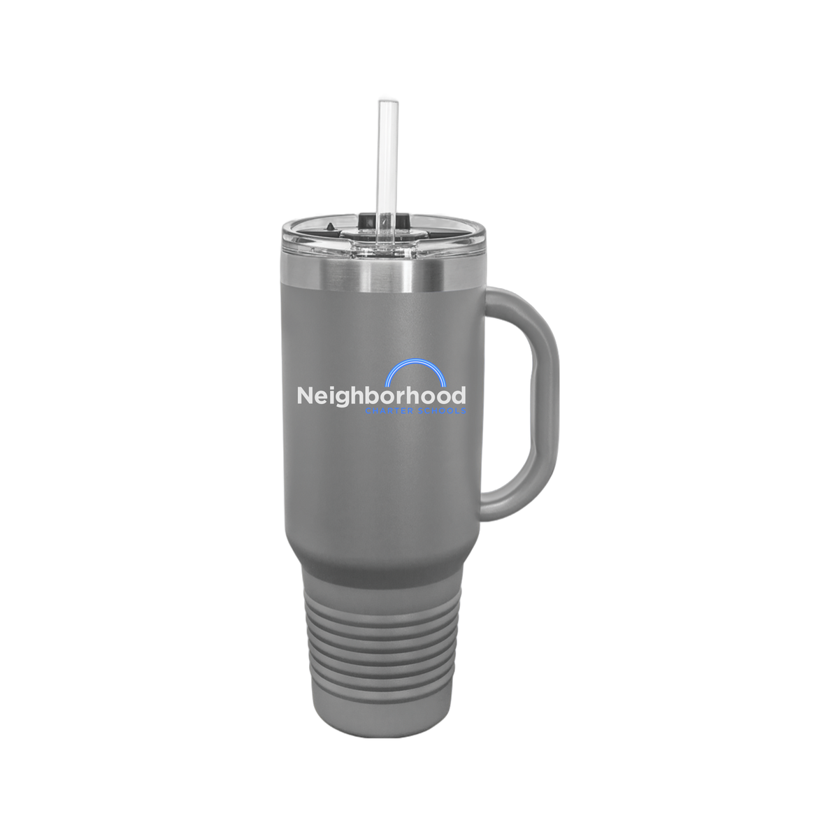 ncschools-travel-mug-40oz-uv-drinkwarefront-40ozTravelMug-darkgray-flat-front