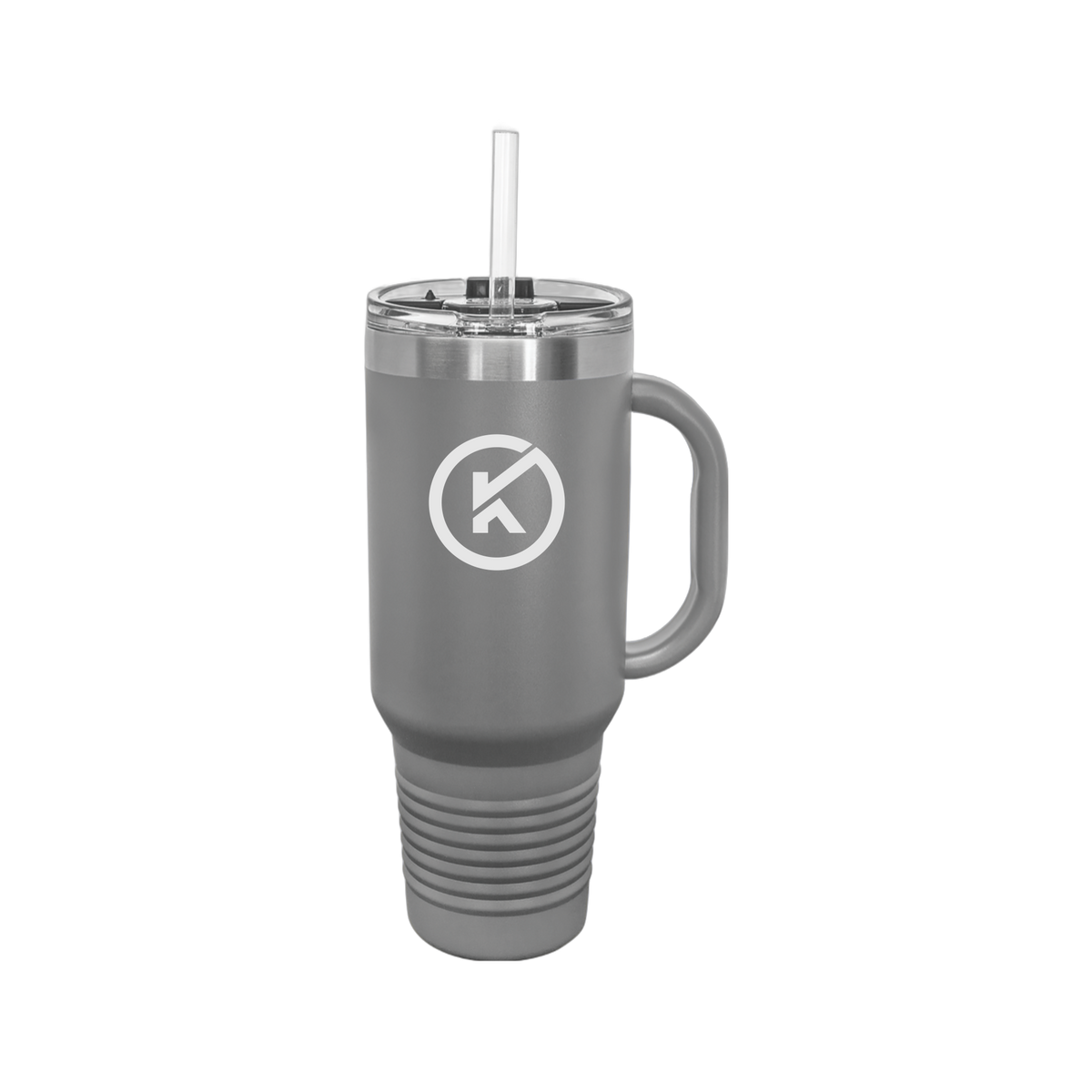 kitmanlabs-travel-mug-40oz-uv-drinkwarefront-40ozTravelMug-darkgray-flat-front