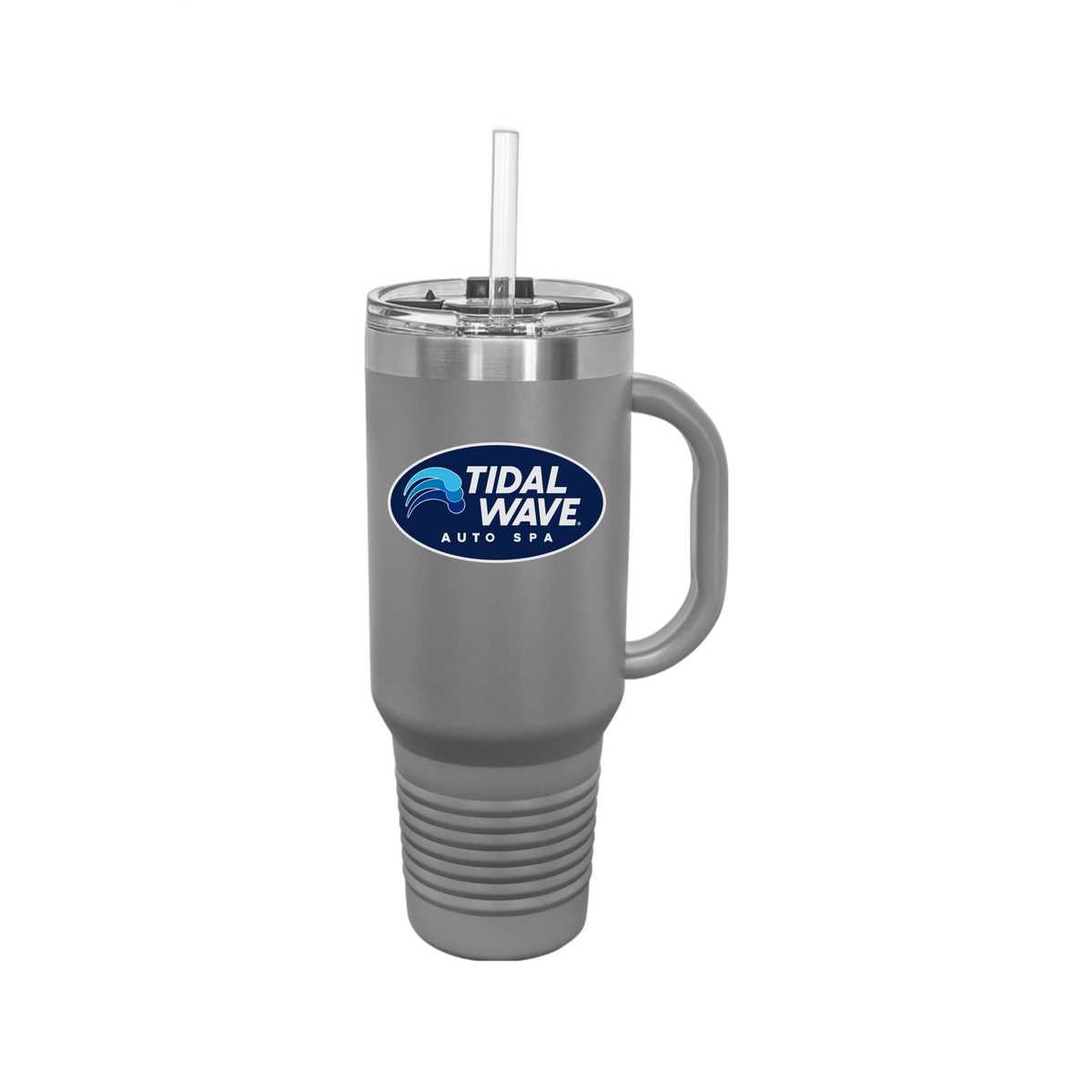 tidalwaveautospa-travel-mug-40oz-uv-drinkwarefront-40ozTravelMug-darkgray-flat-front